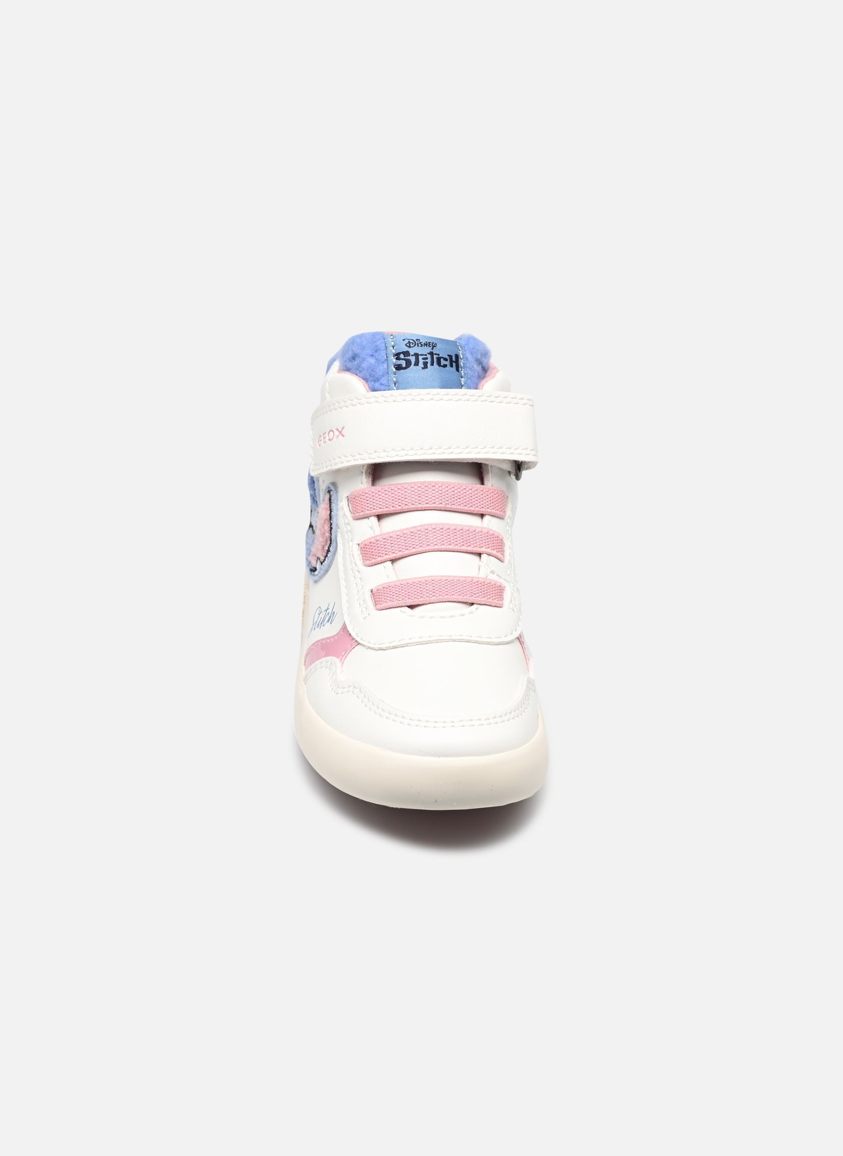 Baskets hautes B GISLI GIRL F fille blanc Geox Baskets hautes B GISLI GIRL F fille blanc WHITE/SKY