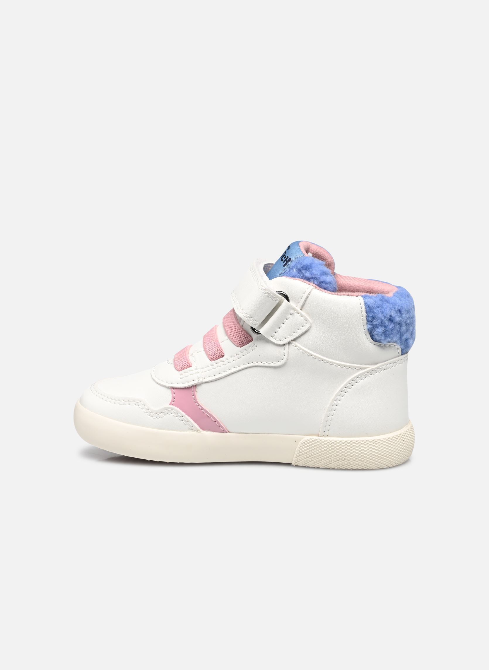 Baskets hautes B GISLI GIRL F fille blanc Geox Baskets hautes B GISLI GIRL F fille blanc WHITE/SKY