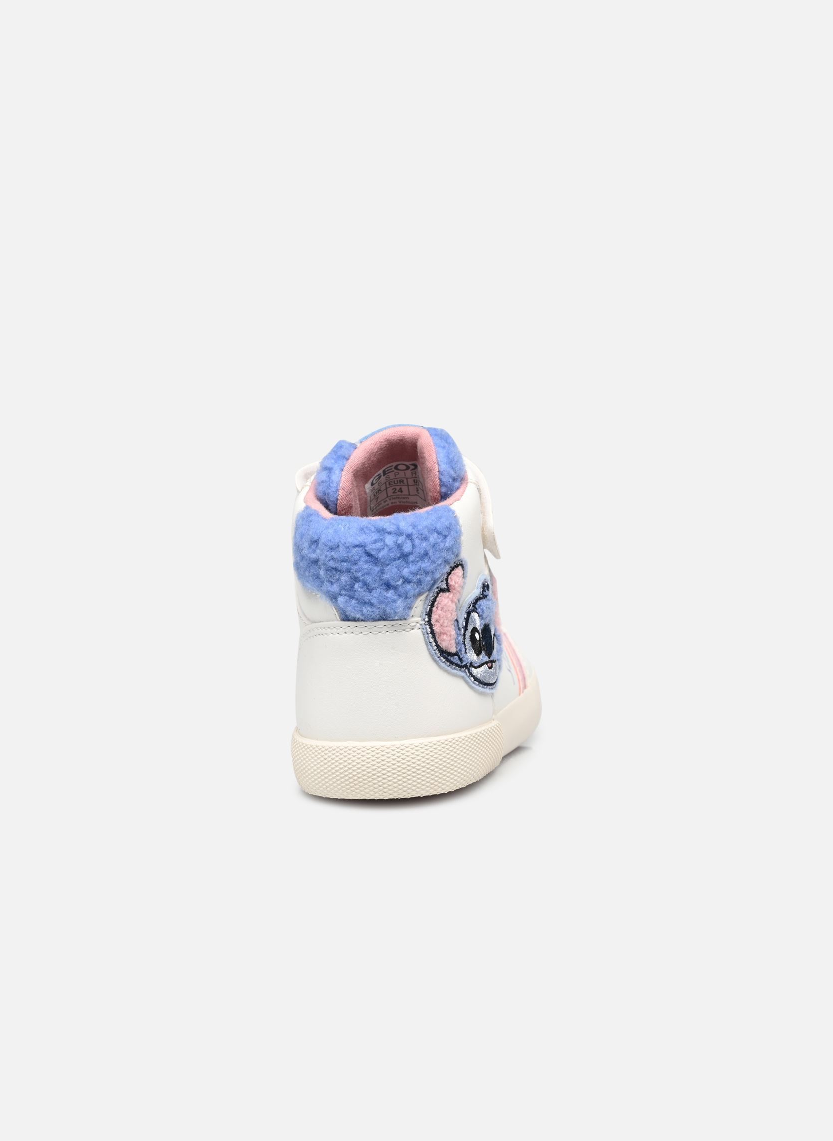 Baskets hautes B GISLI GIRL F fille blanc Geox Baskets hautes B GISLI GIRL F fille blanc WHITE/SKY
