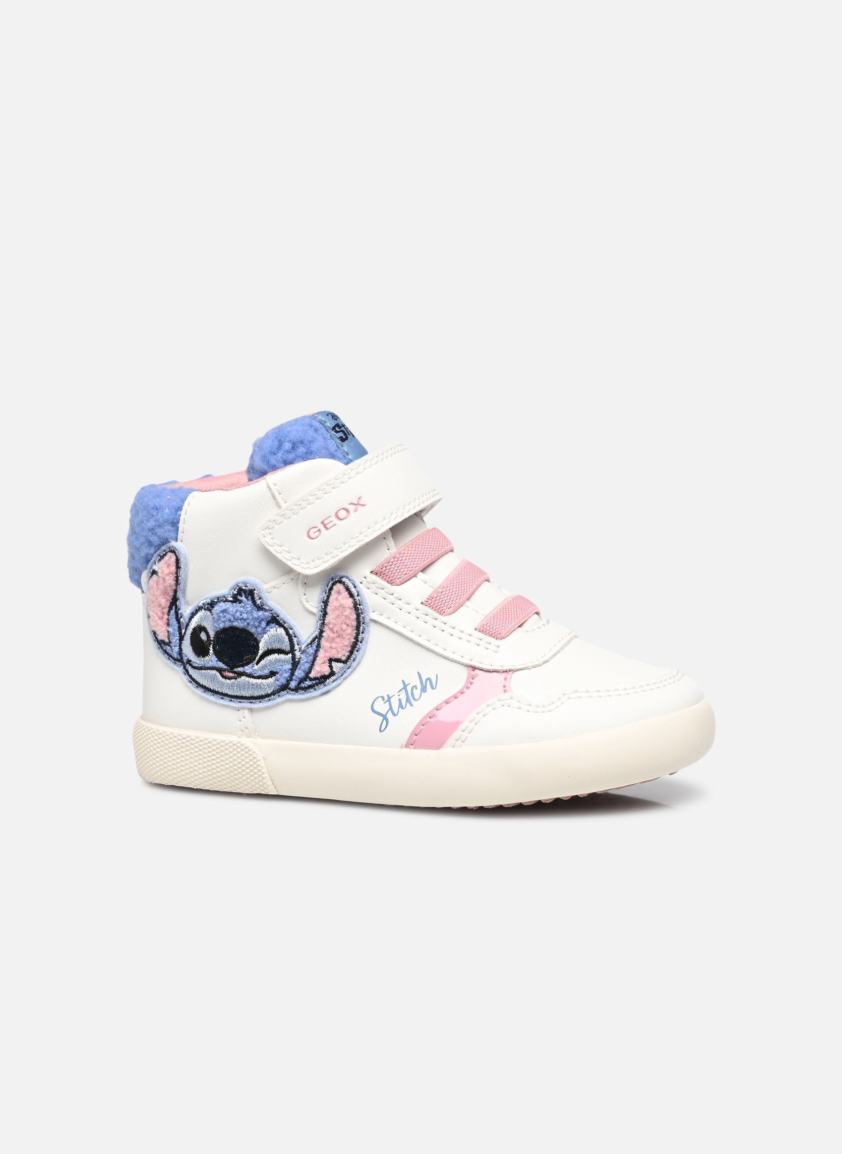Baskets hautes B GISLI GIRL F fille blanc Geox Baskets hautes B GISLI GIRL F fille blanc WHITE/SKY