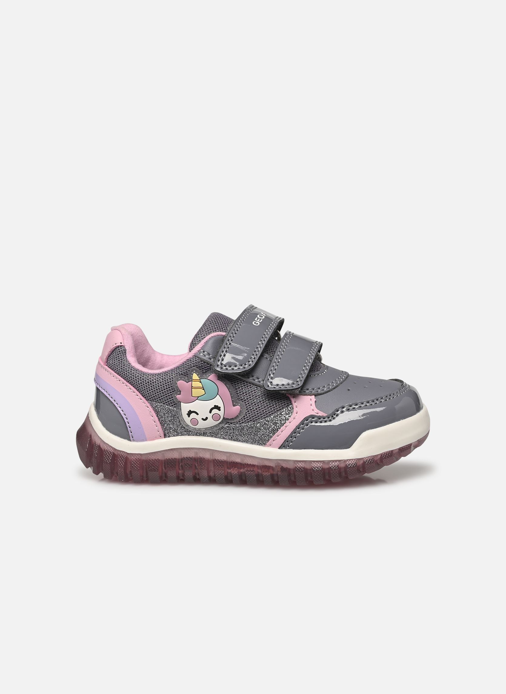 Baskets basses B LIGHTYLOO GIRL A fille gris Geox Baskets basses B LIGHTYLOO GIRL A fille gris GRIS