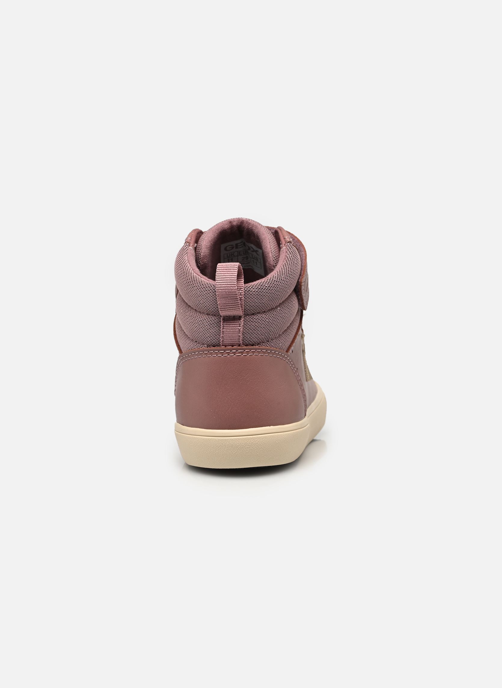 Baskets hautes J GISLI GIRL C fille rose Geox Baskets hautes J GISLI GIRL C fille rose DK ROSE/PLATINUM