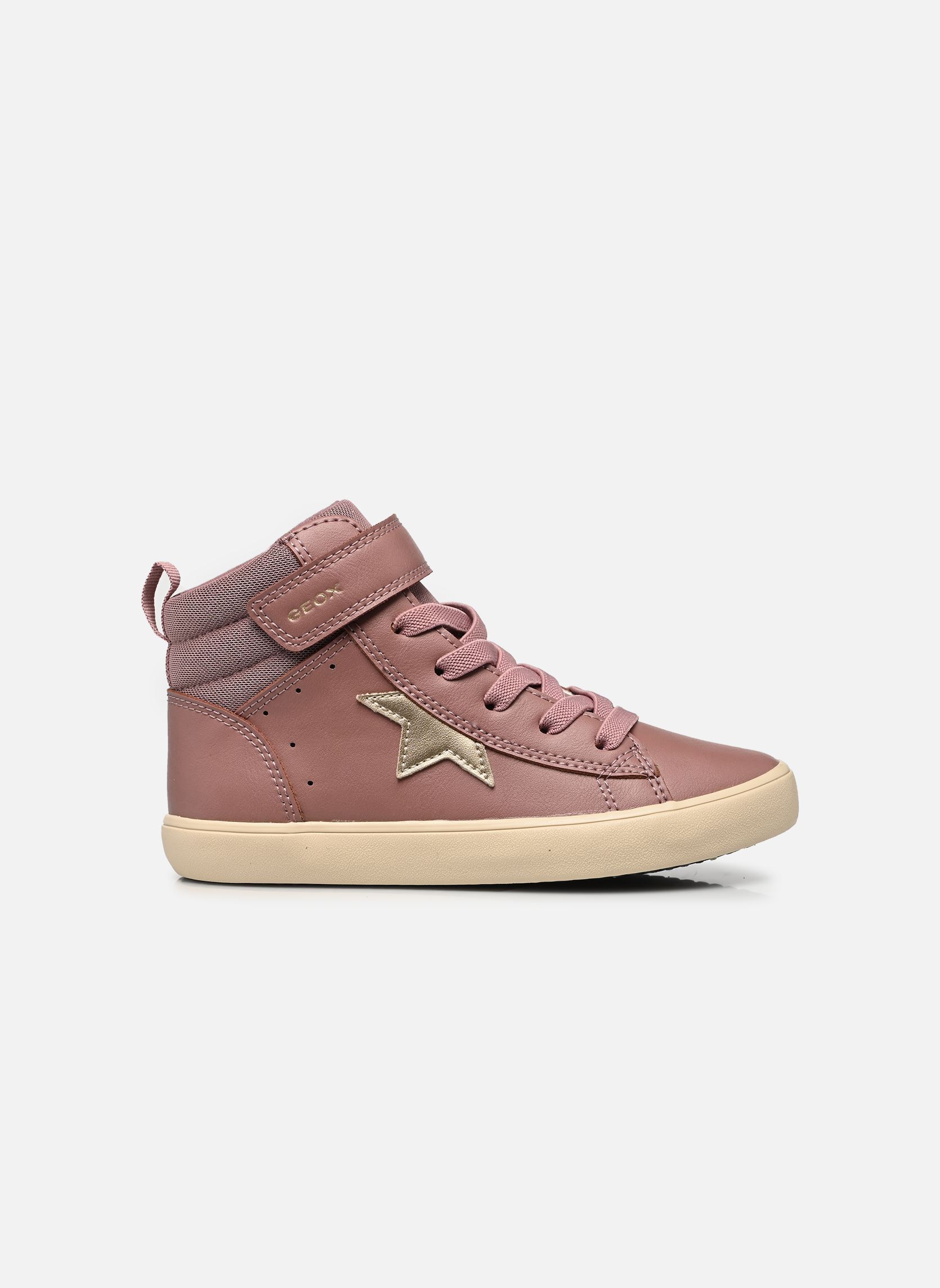 Baskets hautes J GISLI GIRL C fille rose Geox Baskets hautes J GISLI GIRL C fille rose DK ROSE/PLATINUM