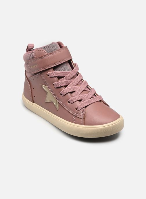 Geox Baskets hautes J GISLI GIRL C fille rose