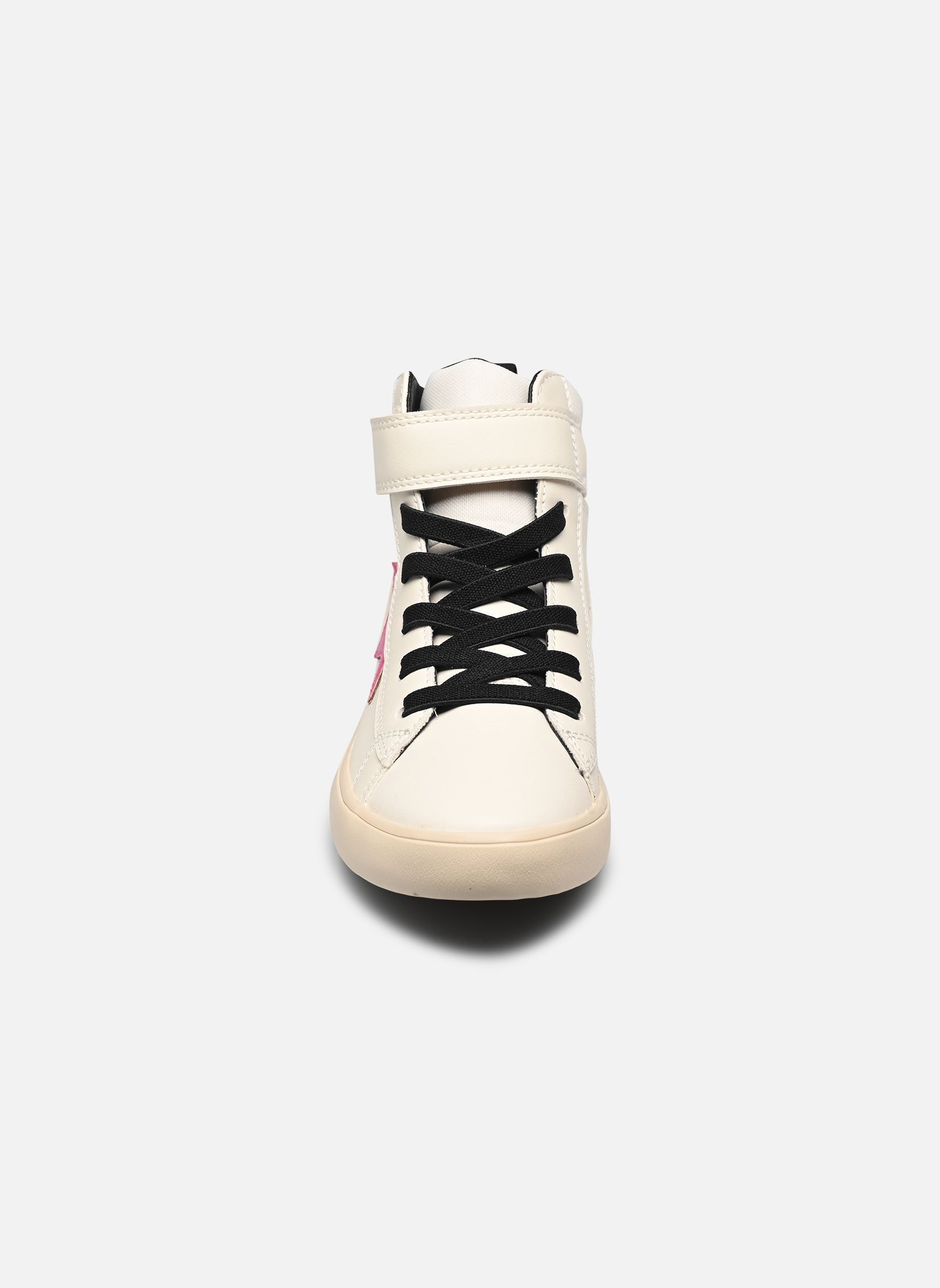 Knöchelhohe Sneaker J GISLI GIRL C mädchen weiß Geox Knöchelhohe Sneaker J GISLI GIRL C mädchen weiß LT IVORY/FUCHSIA