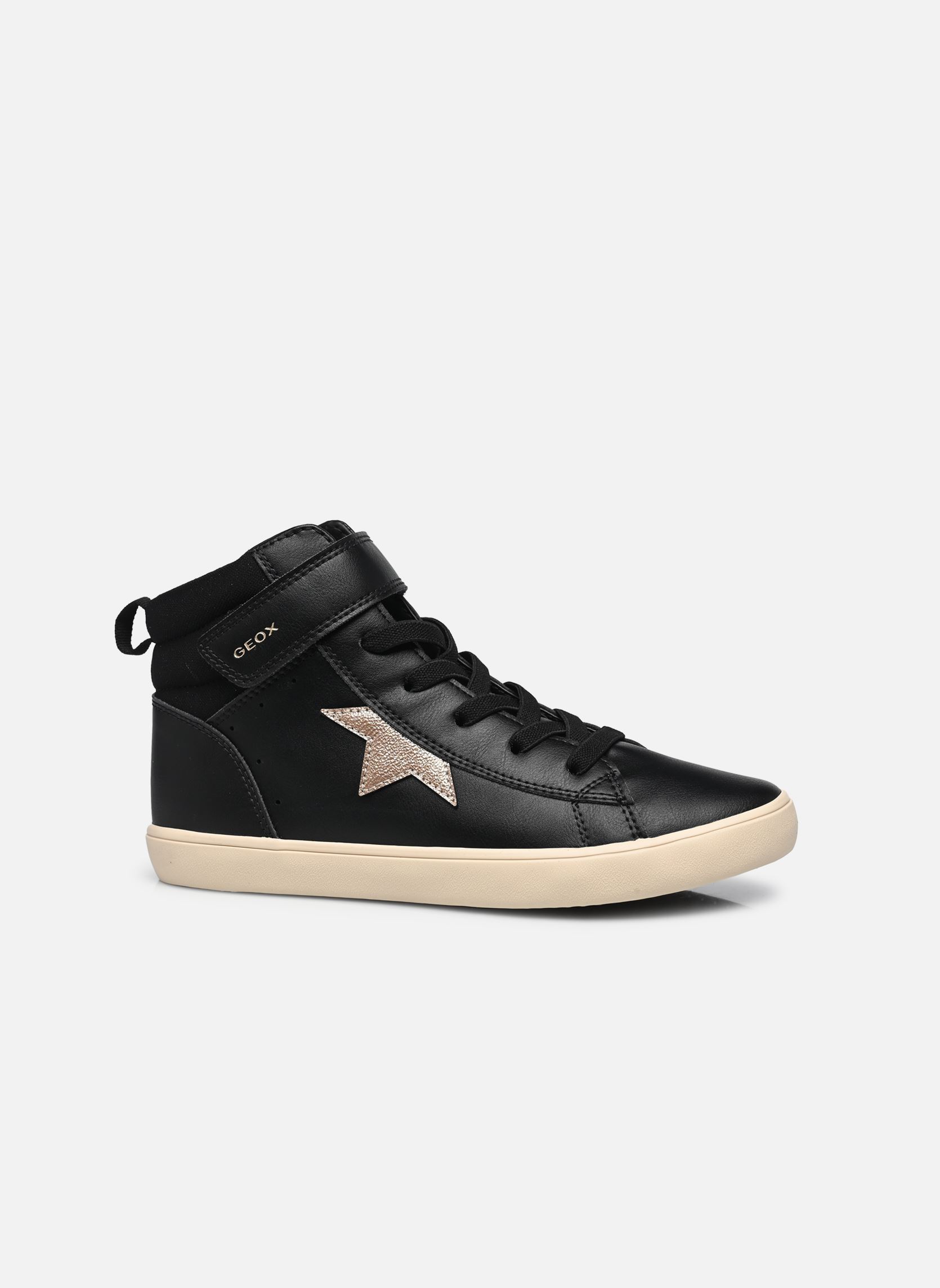 Knöchelhohe Sneaker J GISLI GIRL C mädchen schwarz Geox Knöchelhohe Sneaker J GISLI GIRL C mädchen schwarz BLACK/CHAMPAGNE