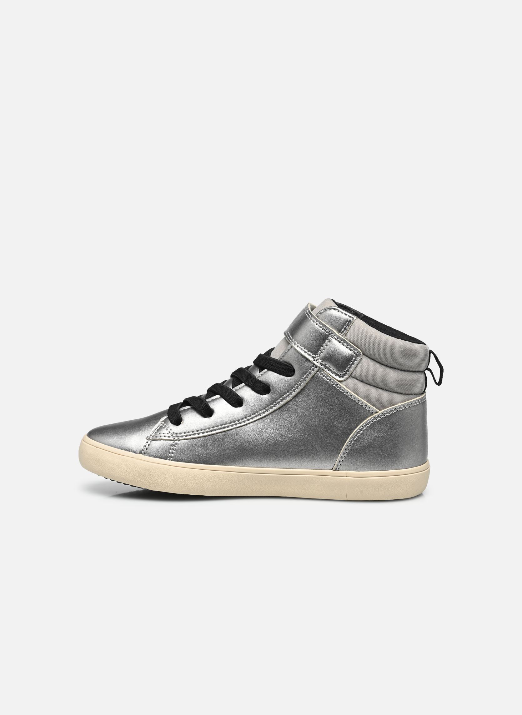 Baskets hautes J GISLI GIRL C fille argent Geox Baskets hautes J GISLI GIRL C fille argent DK SILVER/BLACK
