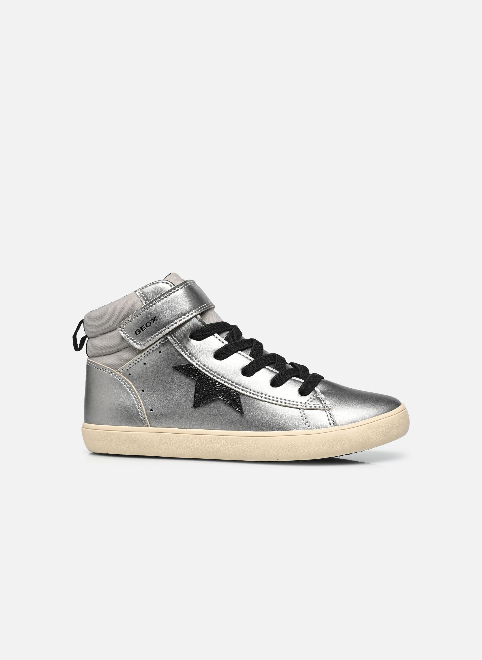 Baskets hautes J GISLI GIRL C fille argent Geox Baskets hautes J GISLI GIRL C fille argent DK SILVER/BLACK