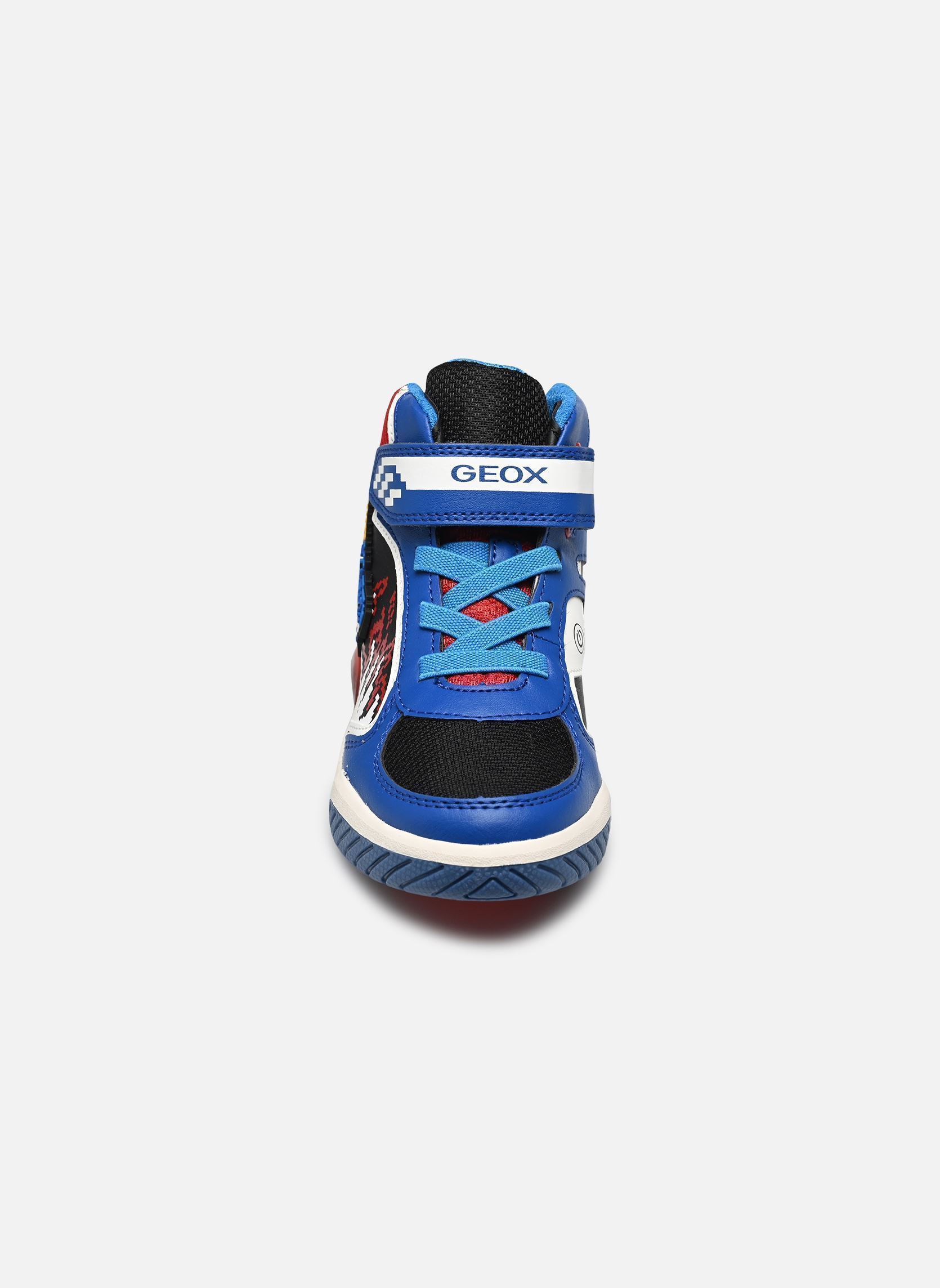 Baskets hautes J INEK BOY A multicolore Geox Baskets hautes J INEK BOY A multicolore Bleu Royal / Rouge