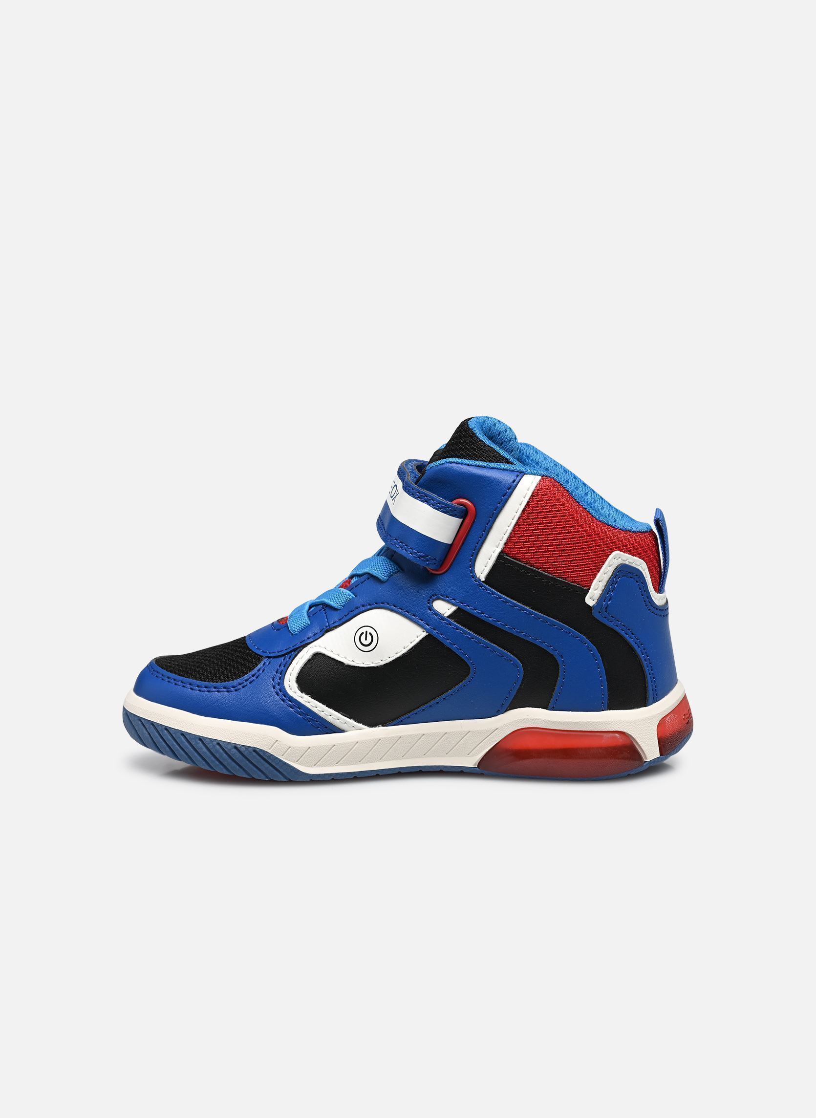 Baskets hautes J INEK BOY A multicolore Geox Baskets hautes J INEK BOY A multicolore Bleu Royal / Rouge