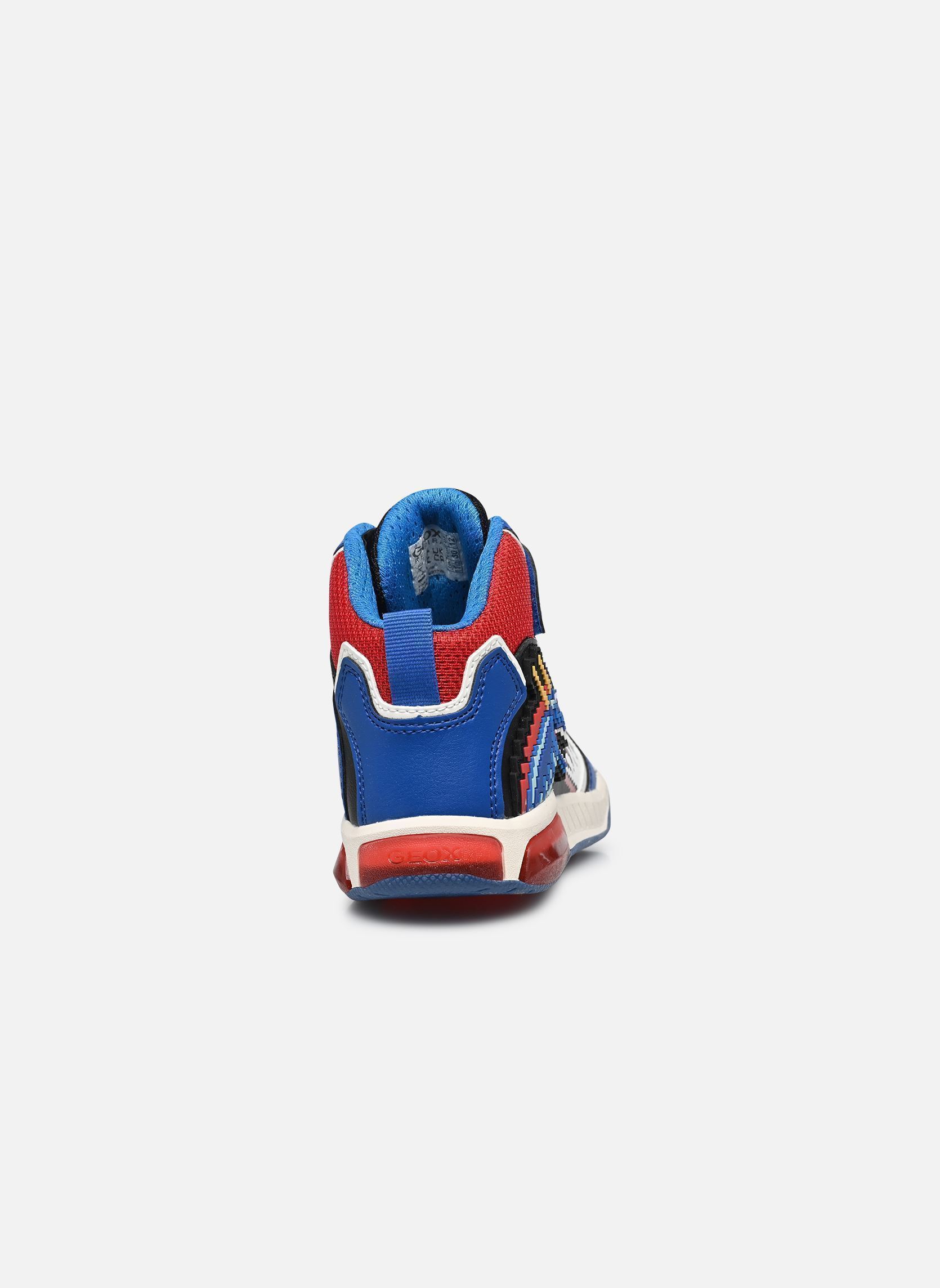 Baskets hautes J INEK BOY A multicolore Geox Baskets hautes J INEK BOY A multicolore Bleu Royal / Rouge
