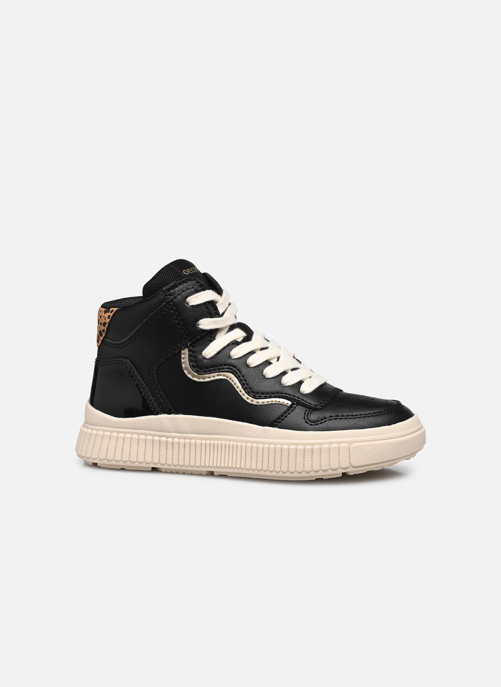 Baskets hautes J LAQUINNY GIRL B fille noir Geox Baskets hautes J LAQUINNY GIRL B fille noir Black/Platinum