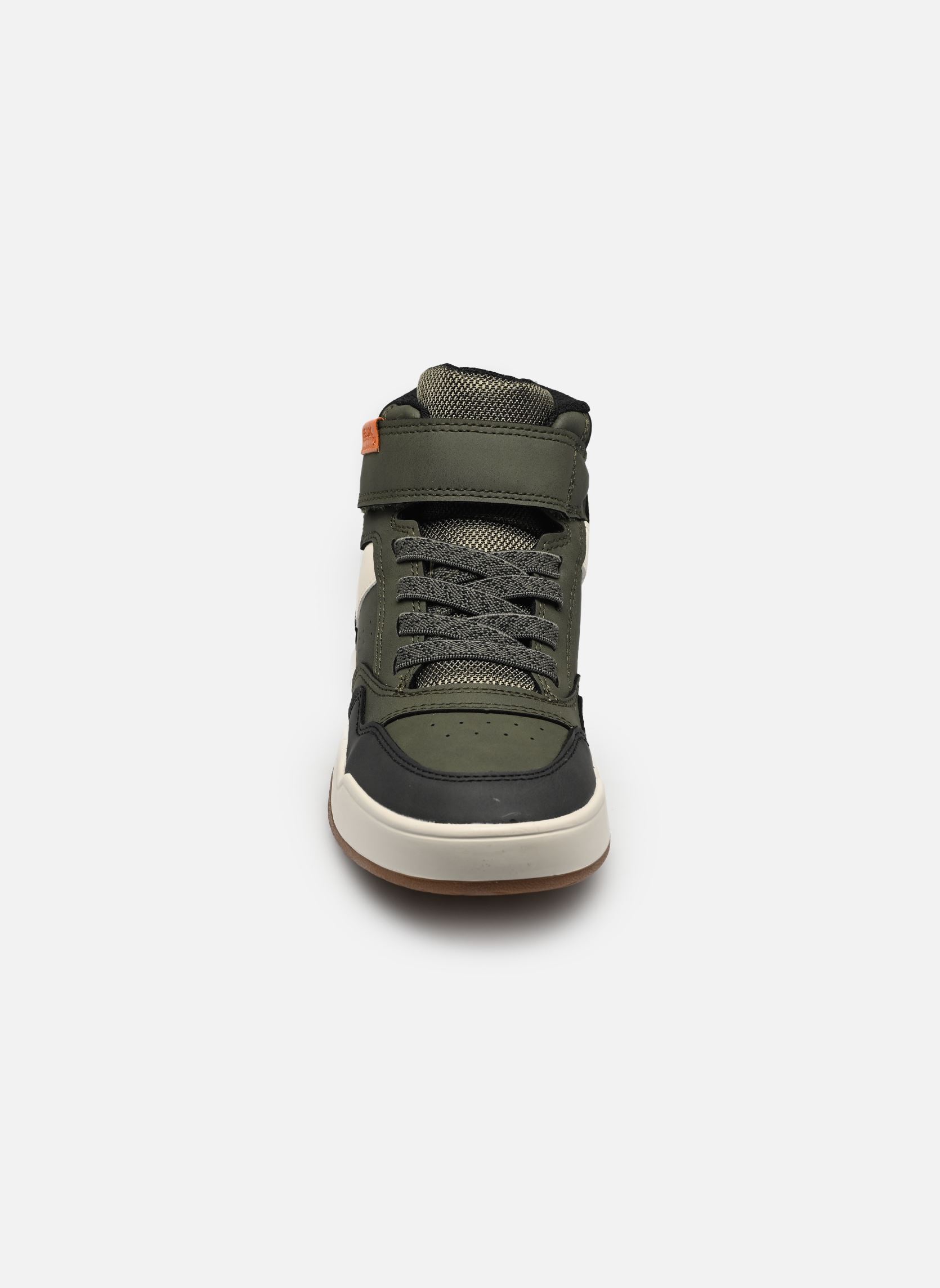 Baskets hautes J PERTH BOY F garçon vert Geox Baskets hautes J PERTH BOY F garçon vert MILITARY