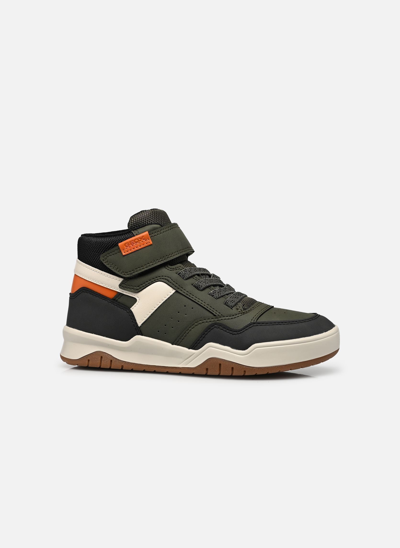 Baskets hautes J PERTH BOY F garçon vert Geox Baskets hautes J PERTH BOY F garçon vert MILITARY