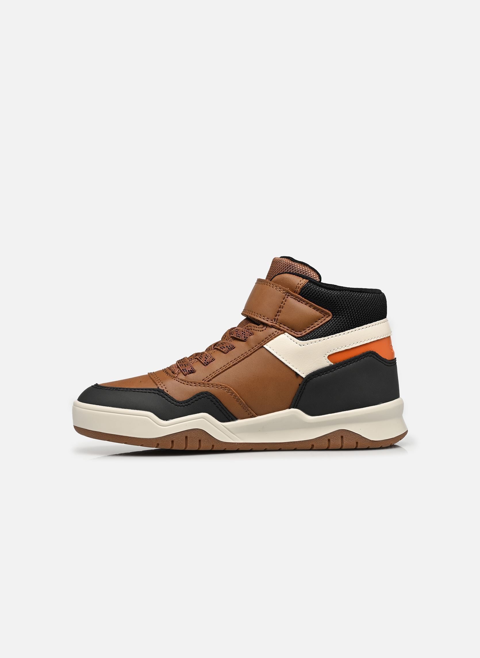 Knöchelhohe Sneaker J PERTH BOY F jungen braun Geox Knöchelhohe Sneaker J PERTH BOY F jungen braun LT BROWN