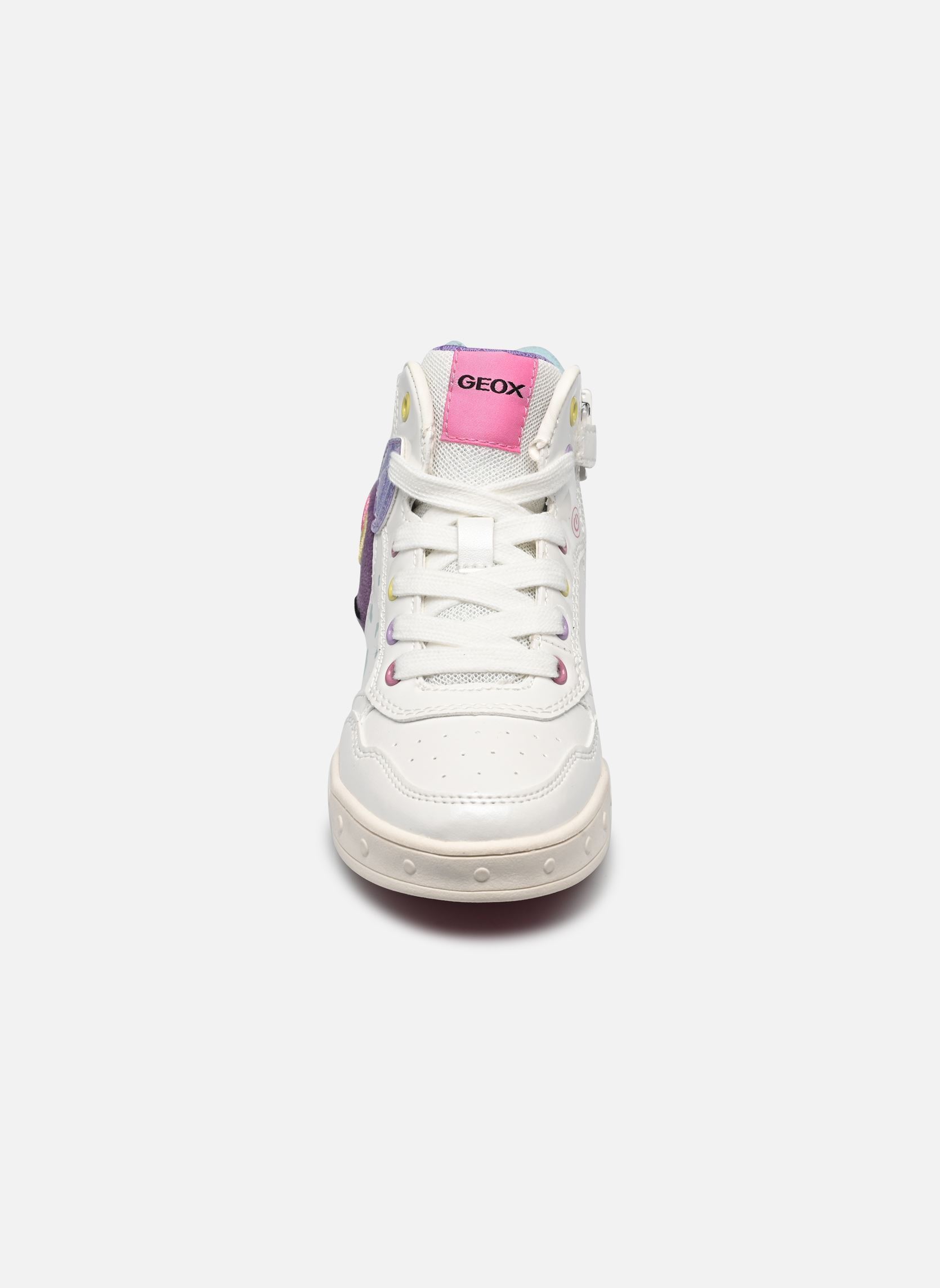 Knöchelhohe Sneaker J SKYLIN GIRL D mädchen weiß Geox Knöchelhohe Sneaker J SKYLIN GIRL D mädchen weiß Blanc/Multicolore