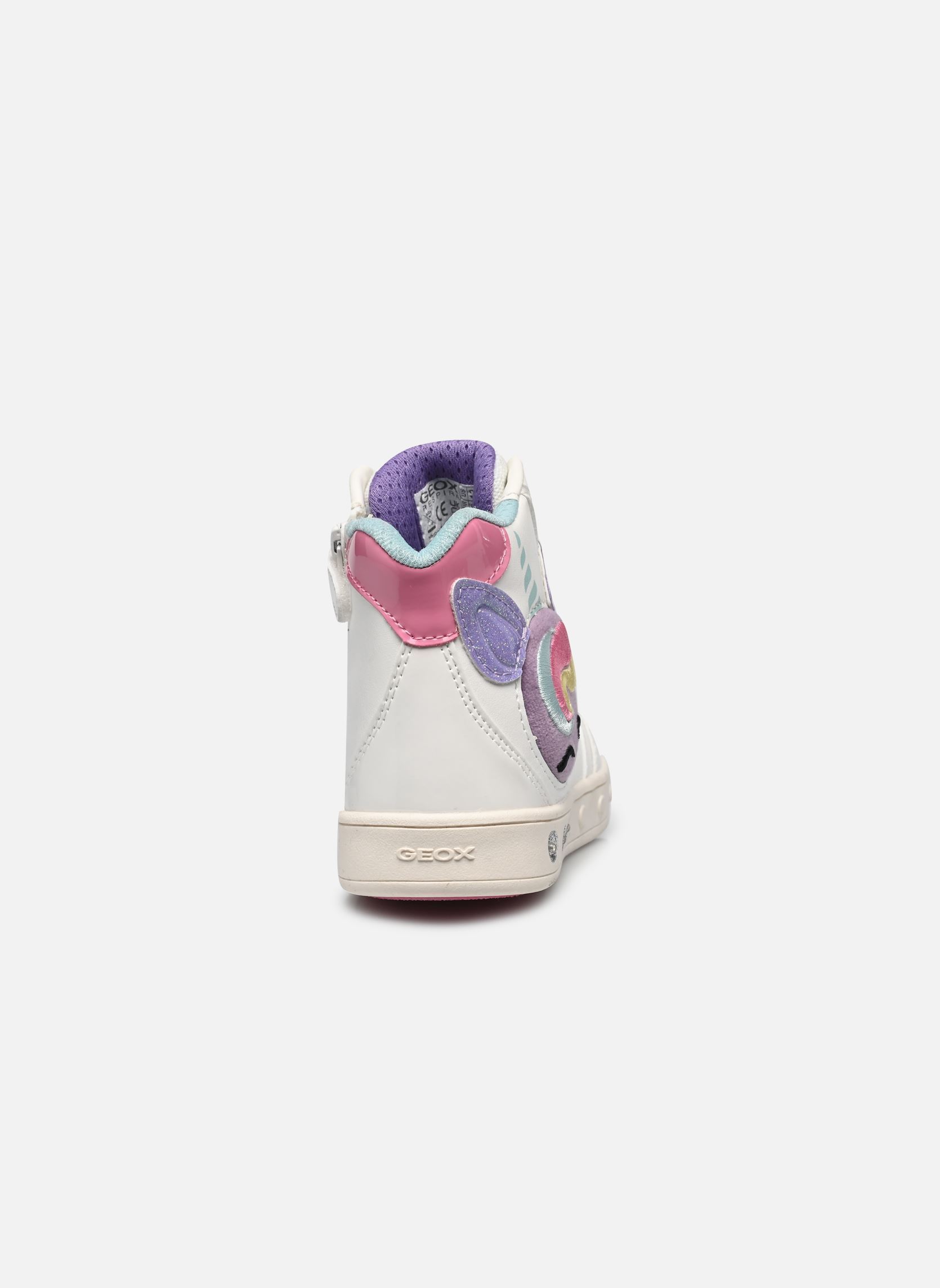 Knöchelhohe Sneaker J SKYLIN GIRL D mädchen weiß Geox Knöchelhohe Sneaker J SKYLIN GIRL D mädchen weiß Blanc/Multicolore