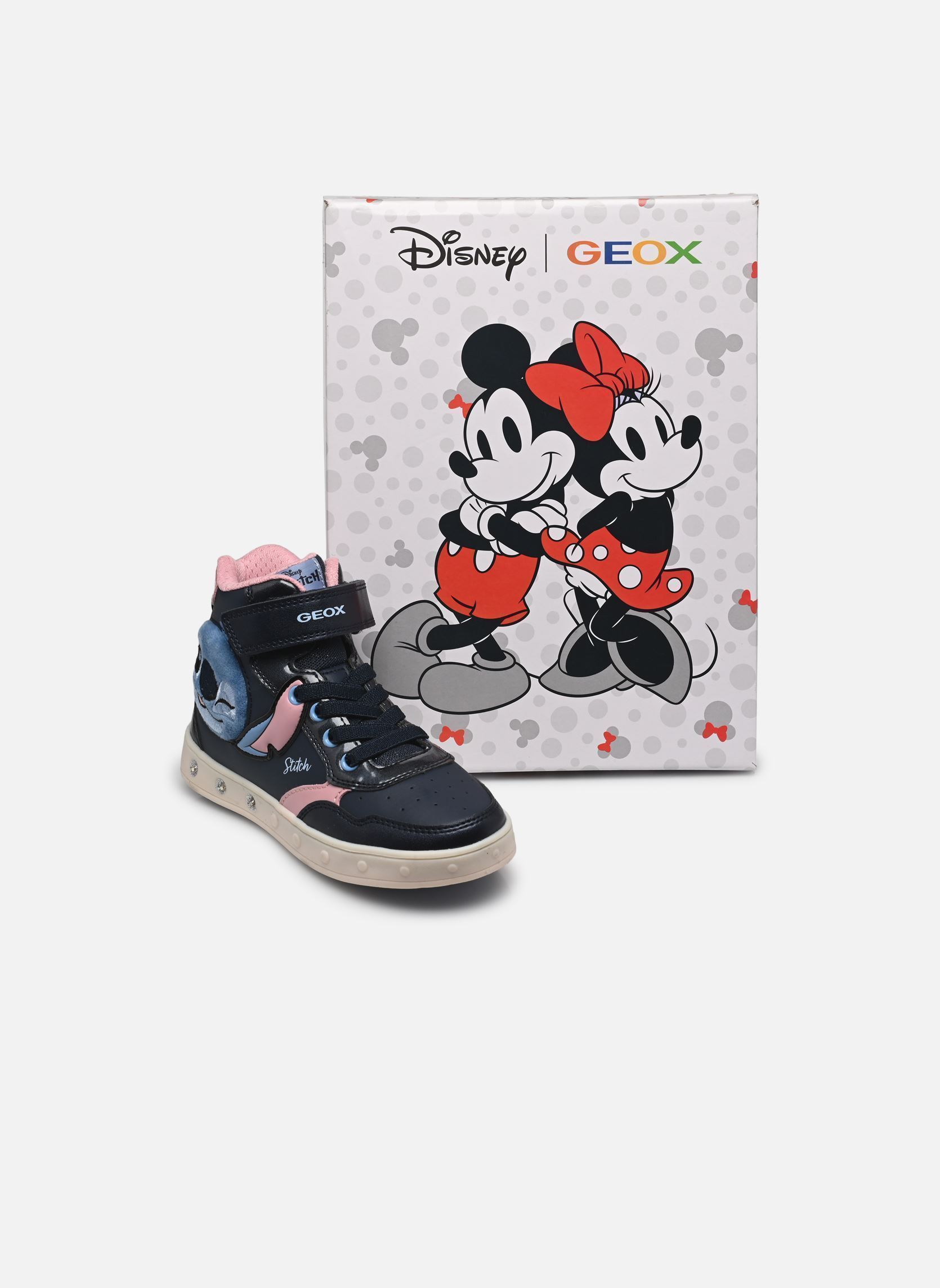 Baskets hautes J SKYLIN GIRL H fille bleu Geox Baskets hautes J SKYLIN GIRL H fille bleu BLEU MARINE/ROSE