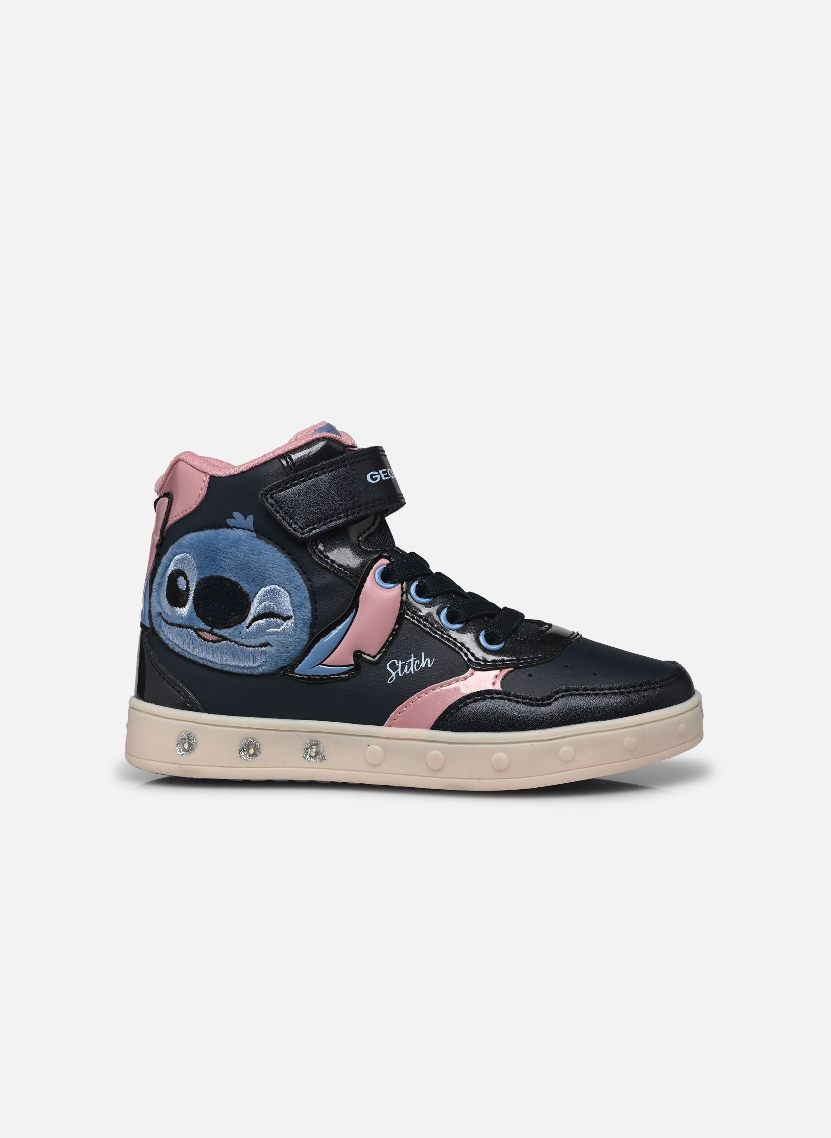 Baskets hautes J SKYLIN GIRL H fille bleu Geox Baskets hautes J SKYLIN GIRL H fille bleu BLEU MARINE/ROSE