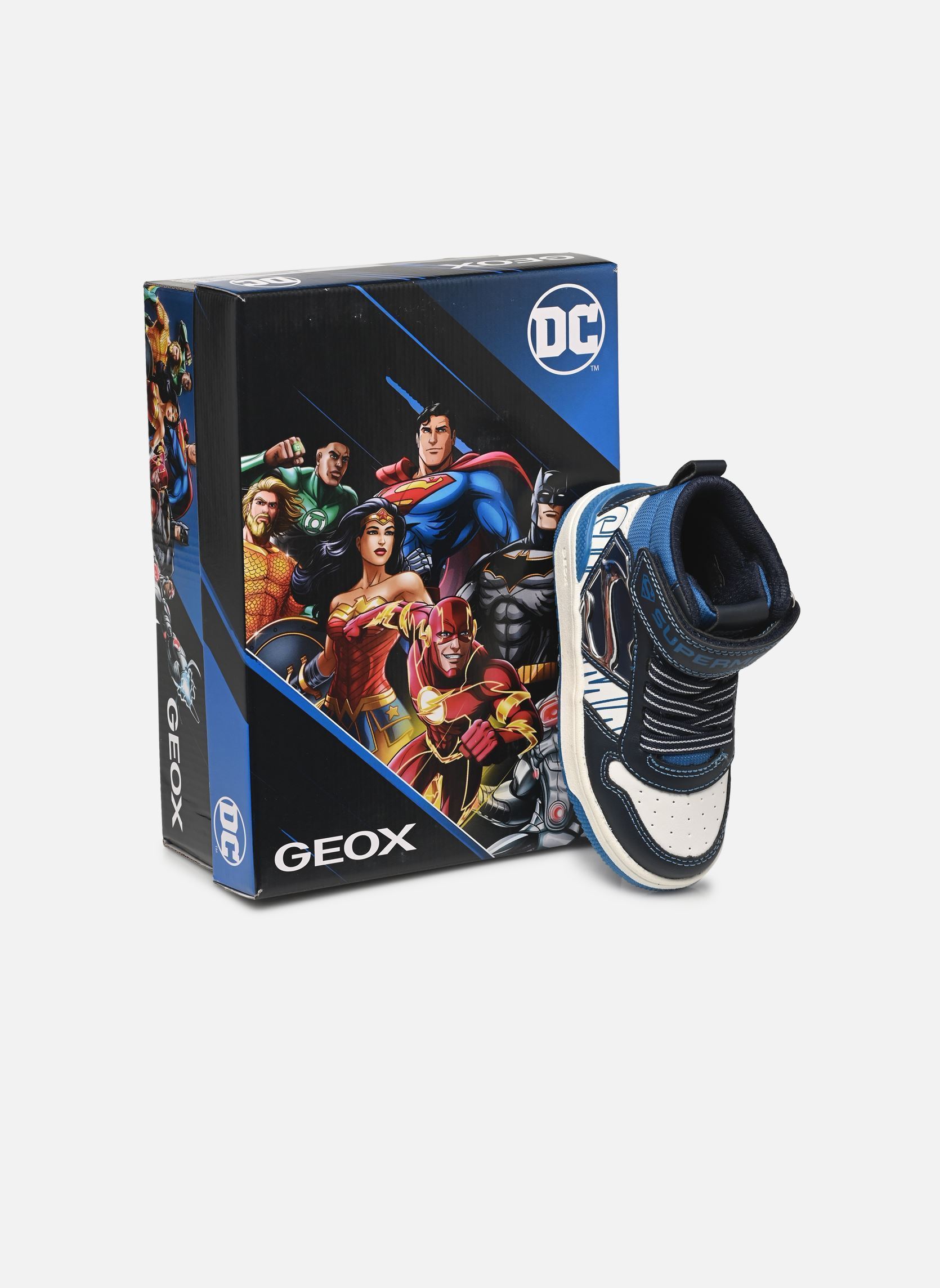 Baskets hautes J WASHIBA BOY H bleu Geox Baskets hautes J WASHIBA BOY H bleu BLEU MARINE/BLANC