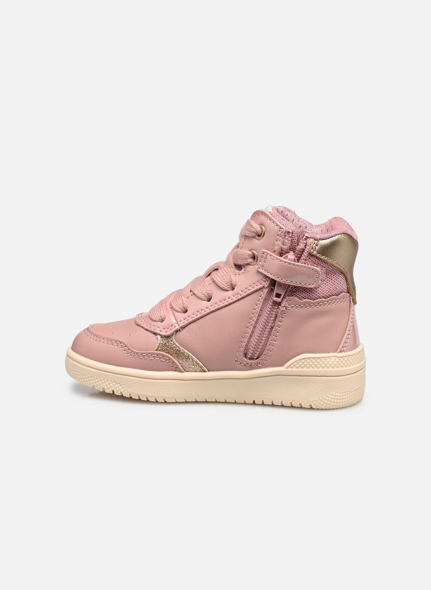 Hoge sneakers J WASHIBA GIRL E meisjes roze Geox Hoge sneakers J WASHIBA GIRL E meisjes roze OLD ROSE/PLATINUM