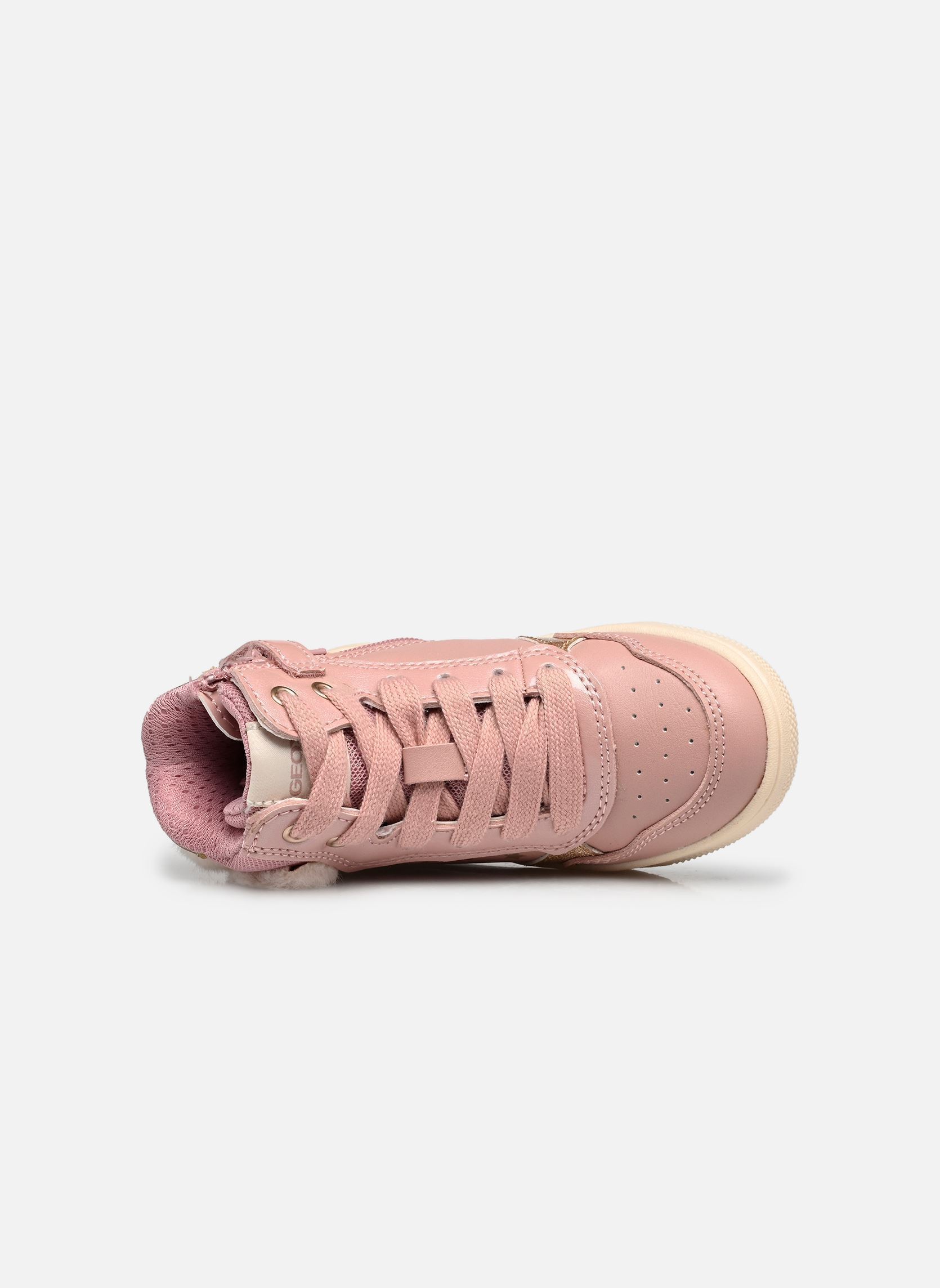 Hoge sneakers J WASHIBA GIRL E meisjes roze Geox Hoge sneakers J WASHIBA GIRL E meisjes roze OLD ROSE/PLATINUM