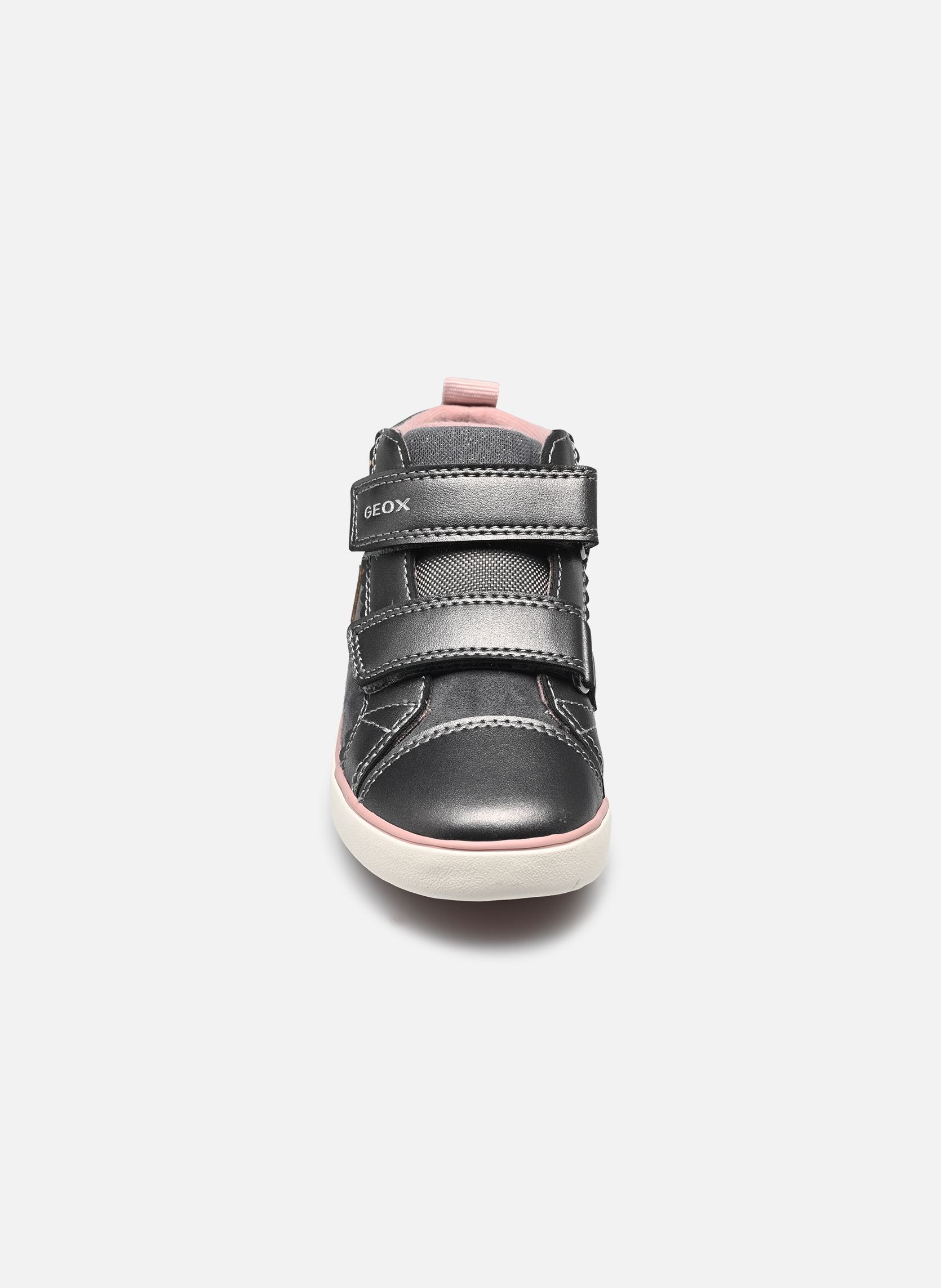 Baskets hautes B GISLI GIRL D fille gris Geox Baskets hautes B GISLI GIRL D fille gris Gris Foncé