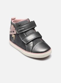 Baskets hautes B GISLI GIRL D fille gris Geox Baskets hautes B GISLI GIRL D fille gris Gris Foncé