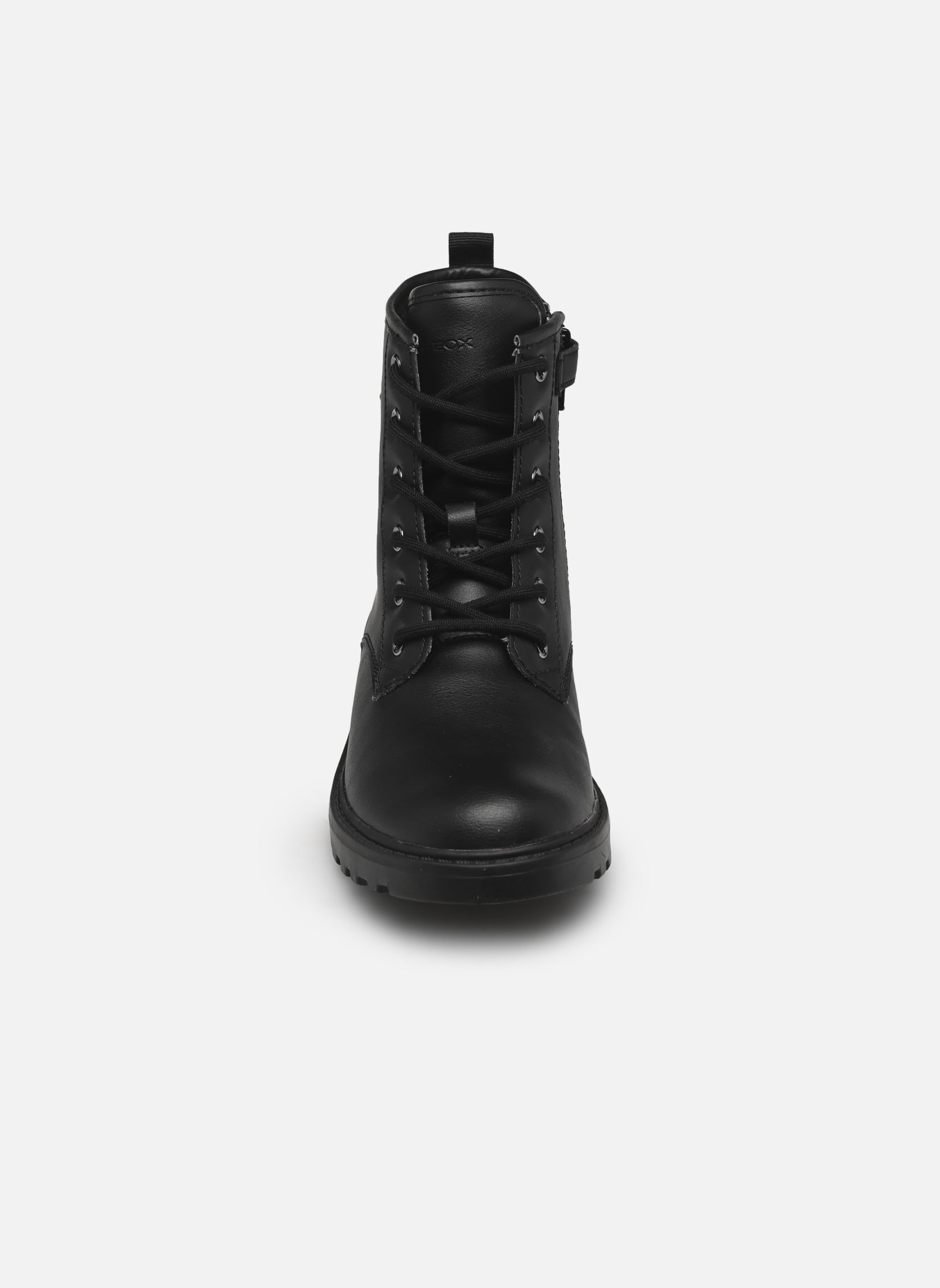 Geox Meisjes J Casey Girl enkellaars, Black Gun, 38 EU