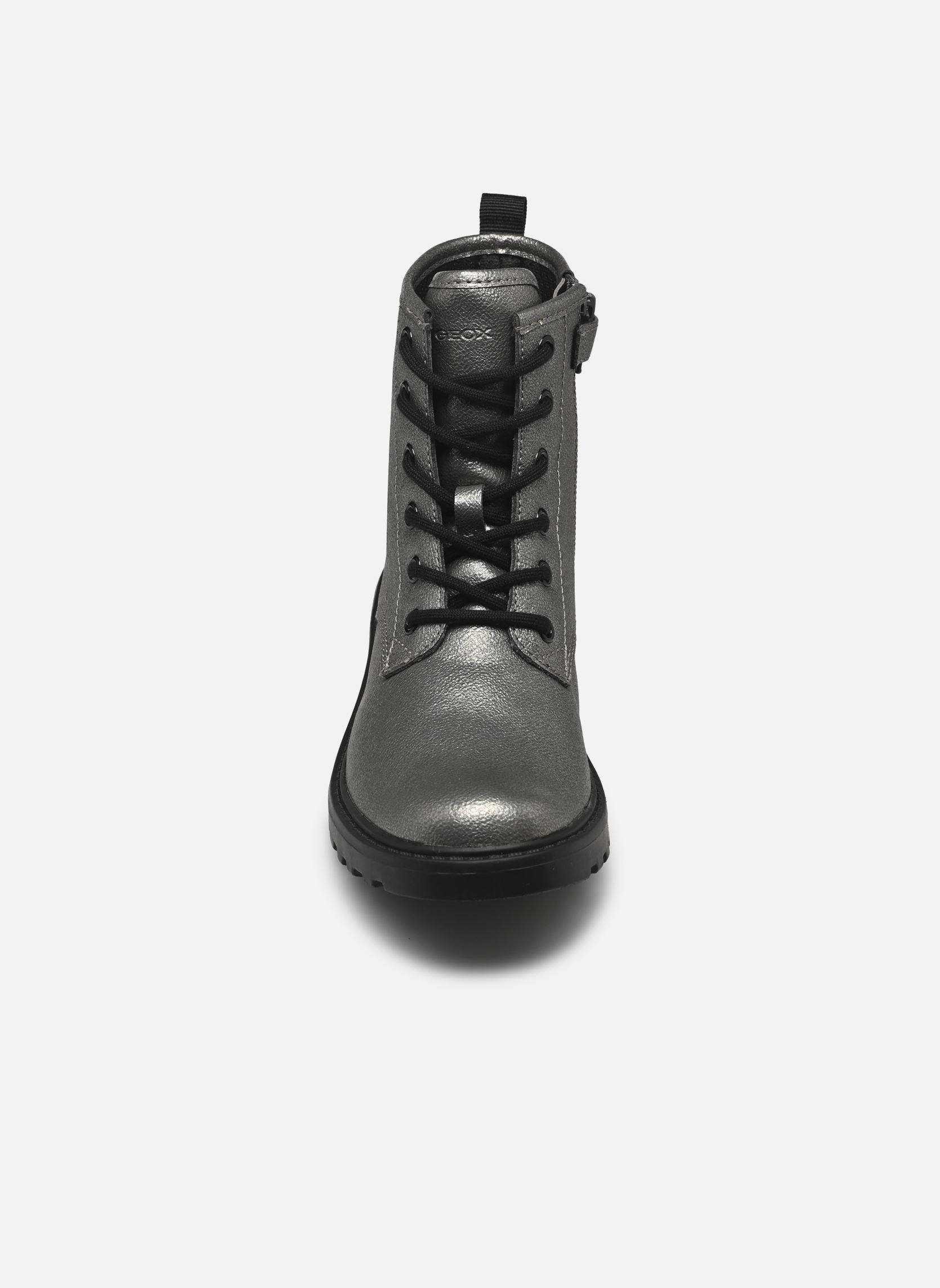 Enkellaarsjes J CASEY GIRL G meisjes grijs Geox Enkellaarsjes J CASEY GIRL G meisjes grijs Graphite/Black