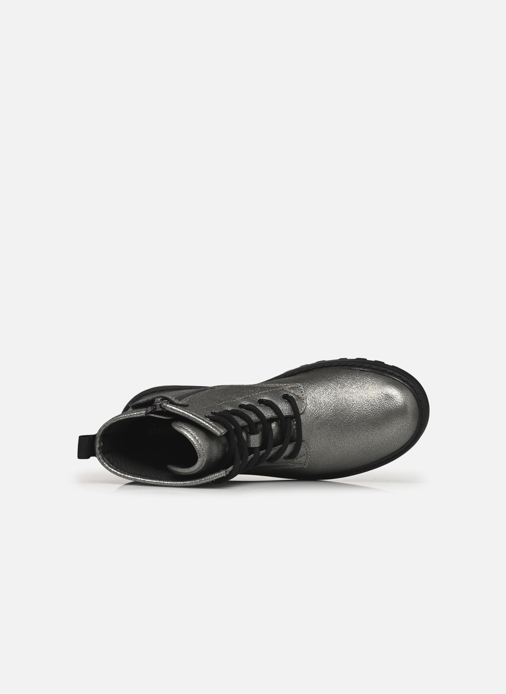 Enkellaarsjes J CASEY GIRL G meisjes grijs Geox Enkellaarsjes J CASEY GIRL G meisjes grijs Graphite/Black