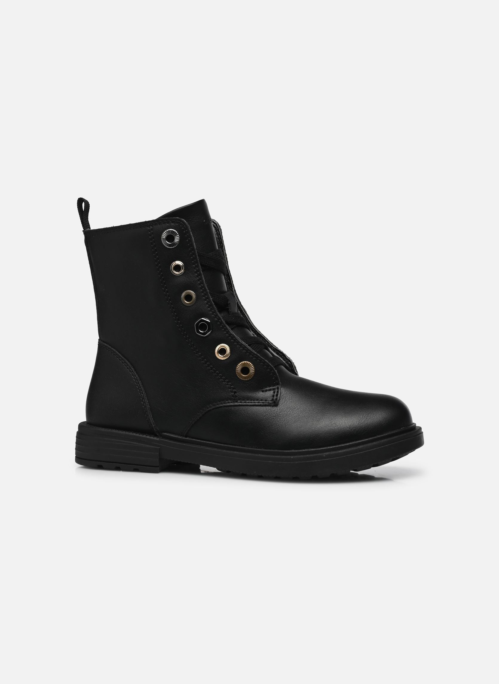 Enkellaarsjes J ECLAIR GIRL P meisjes zwart Geox Enkellaarsjes J ECLAIR GIRL P meisjes zwart Noir