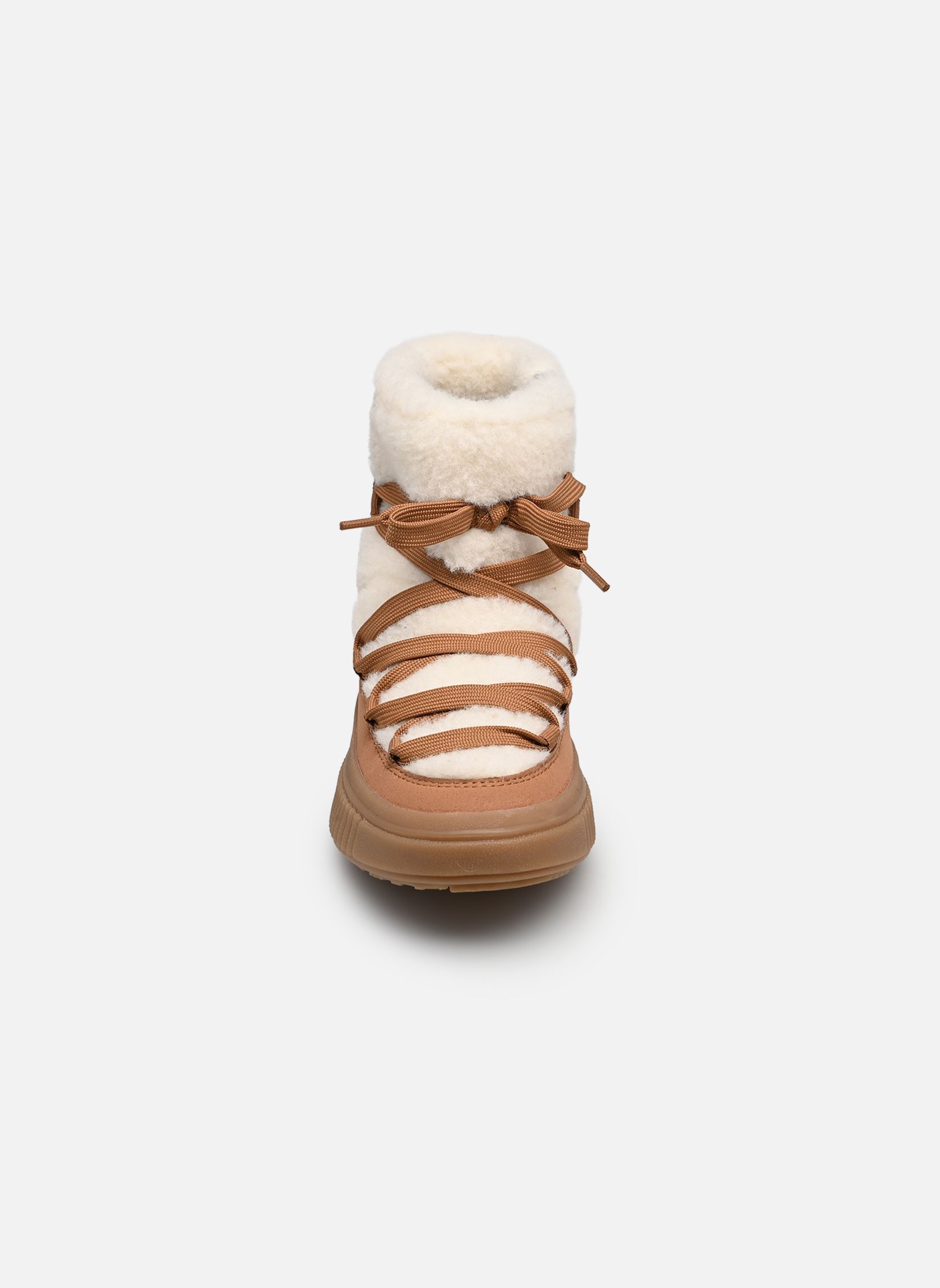 Bottes de neige J LAQUINNY GIRL D fille marron Geox Bottes de neige J LAQUINNY GIRL D fille marron WHISKY/OFF WHITE
