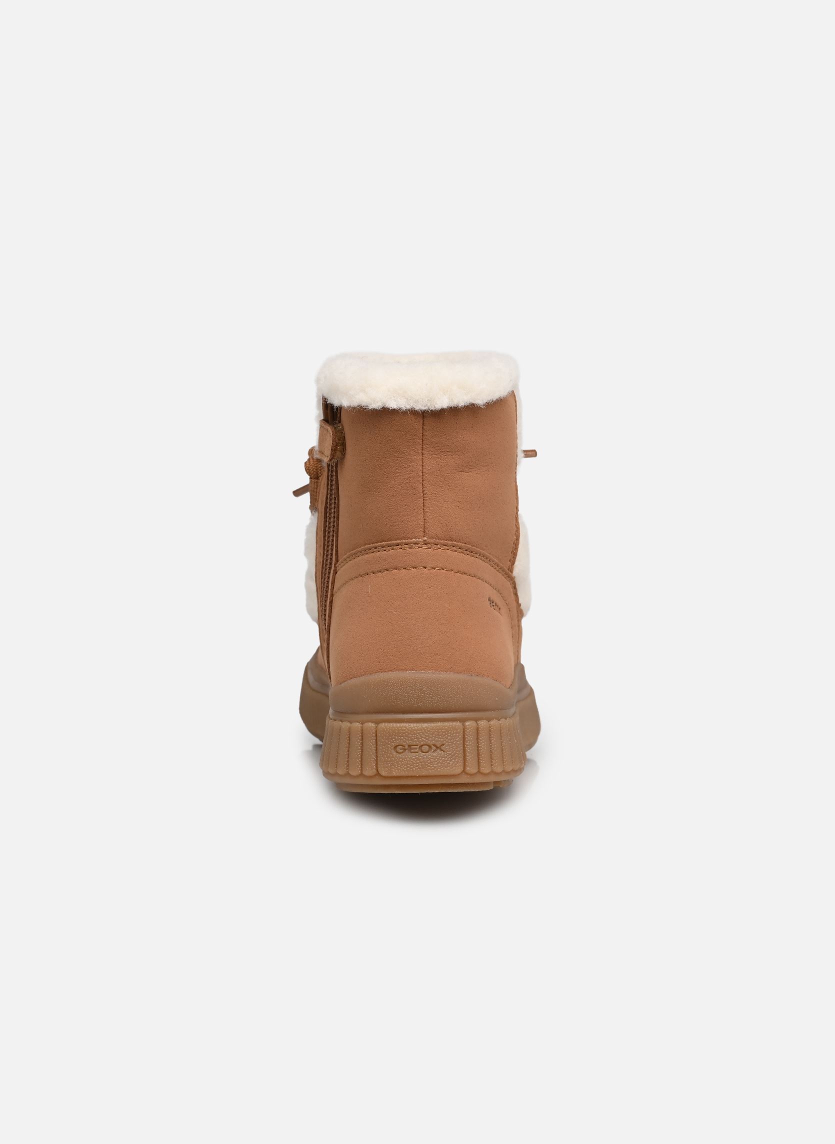 Bottes de neige J LAQUINNY GIRL D fille marron Geox Bottes de neige J LAQUINNY GIRL D fille marron WHISKY/OFF WHITE
