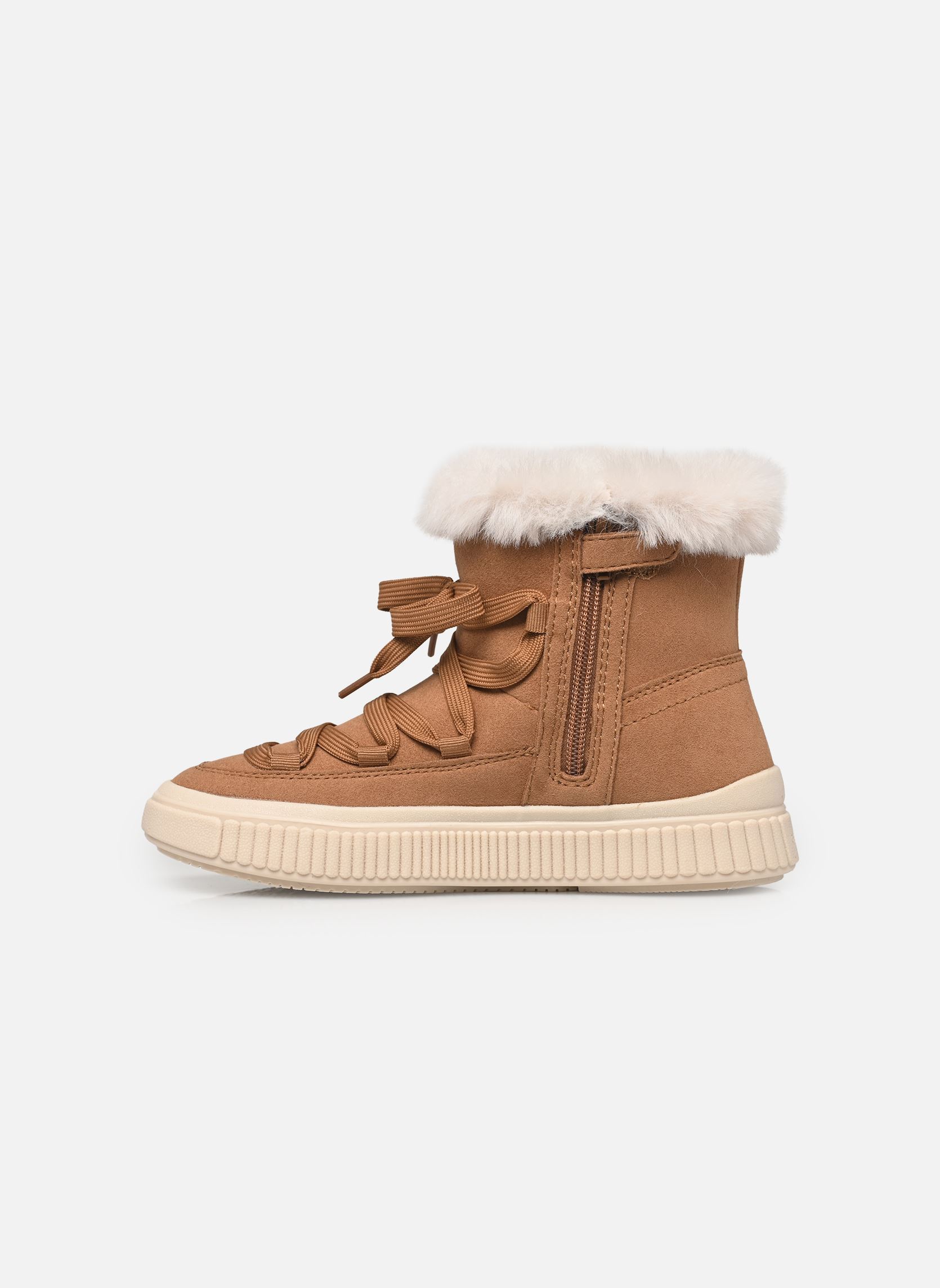 Bottes de neige J LAQUINNY GIRL D fille marron Geox Bottes de neige J LAQUINNY GIRL D fille marron WHISKY