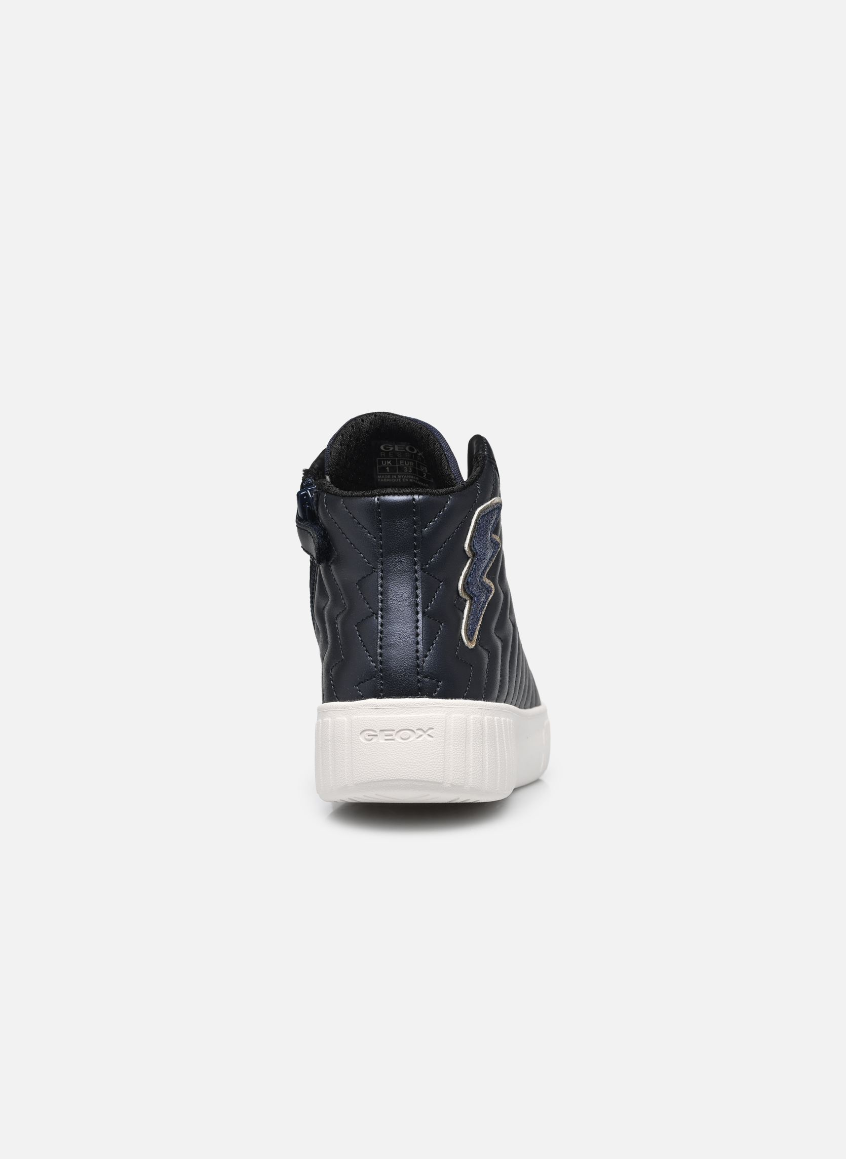 Baskets hautes J MIKIROSHI GIRL E fille bleu Geox Baskets hautes J MIKIROSHI GIRL E fille bleu Bleu marine