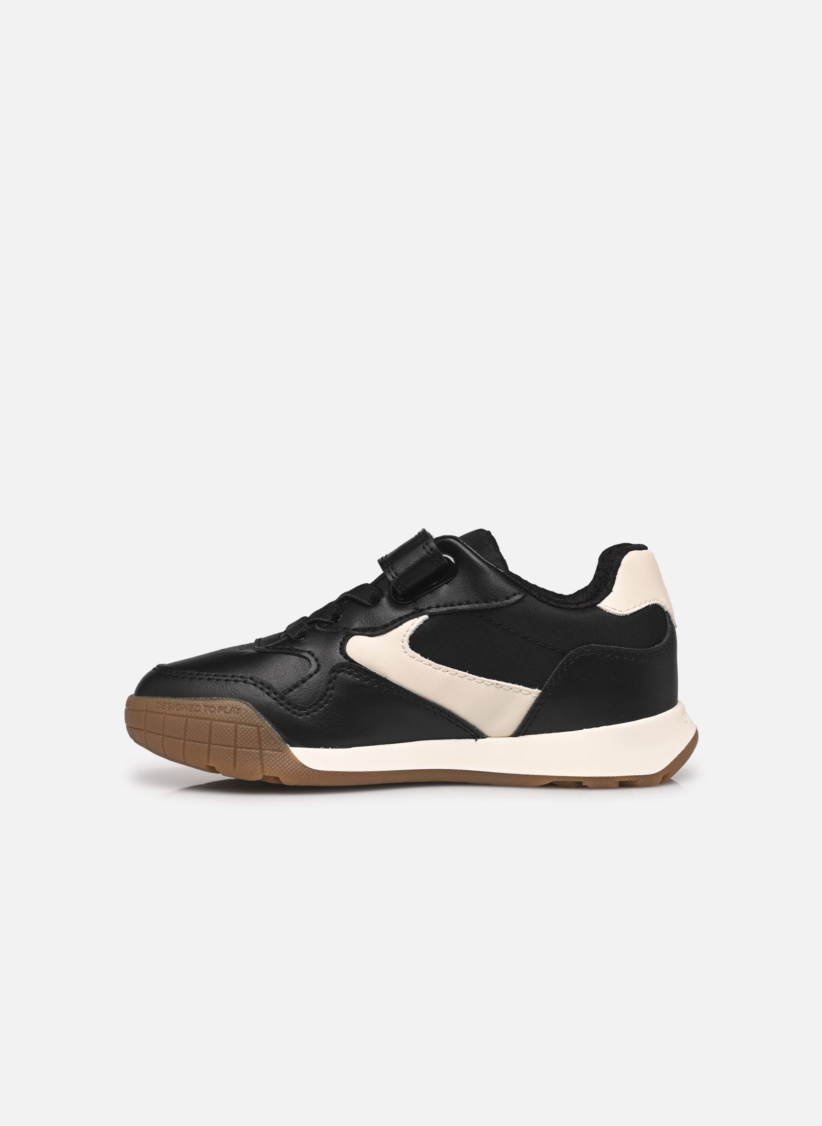 Niedrige Sneaker J RANN-E BOY C schwarz Geox Niedrige Sneaker J RANN-E BOY C schwarz Black/Lt Ivory