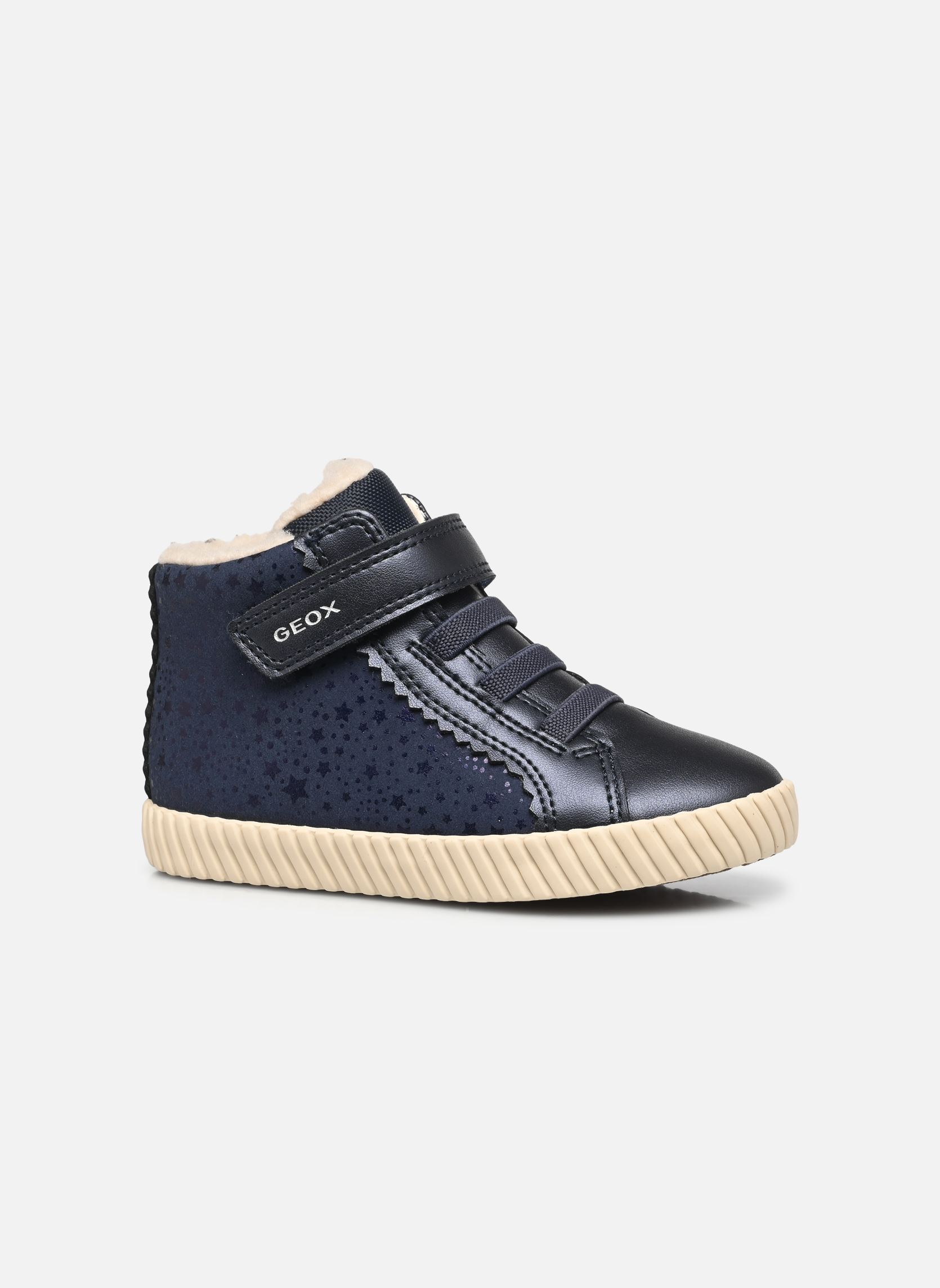 Knöchelhohe Sneaker B MIRROLESS GIRL A mädchen blau Geox Knöchelhohe Sneaker B MIRROLESS GIRL A mädchen blau Bleu marine