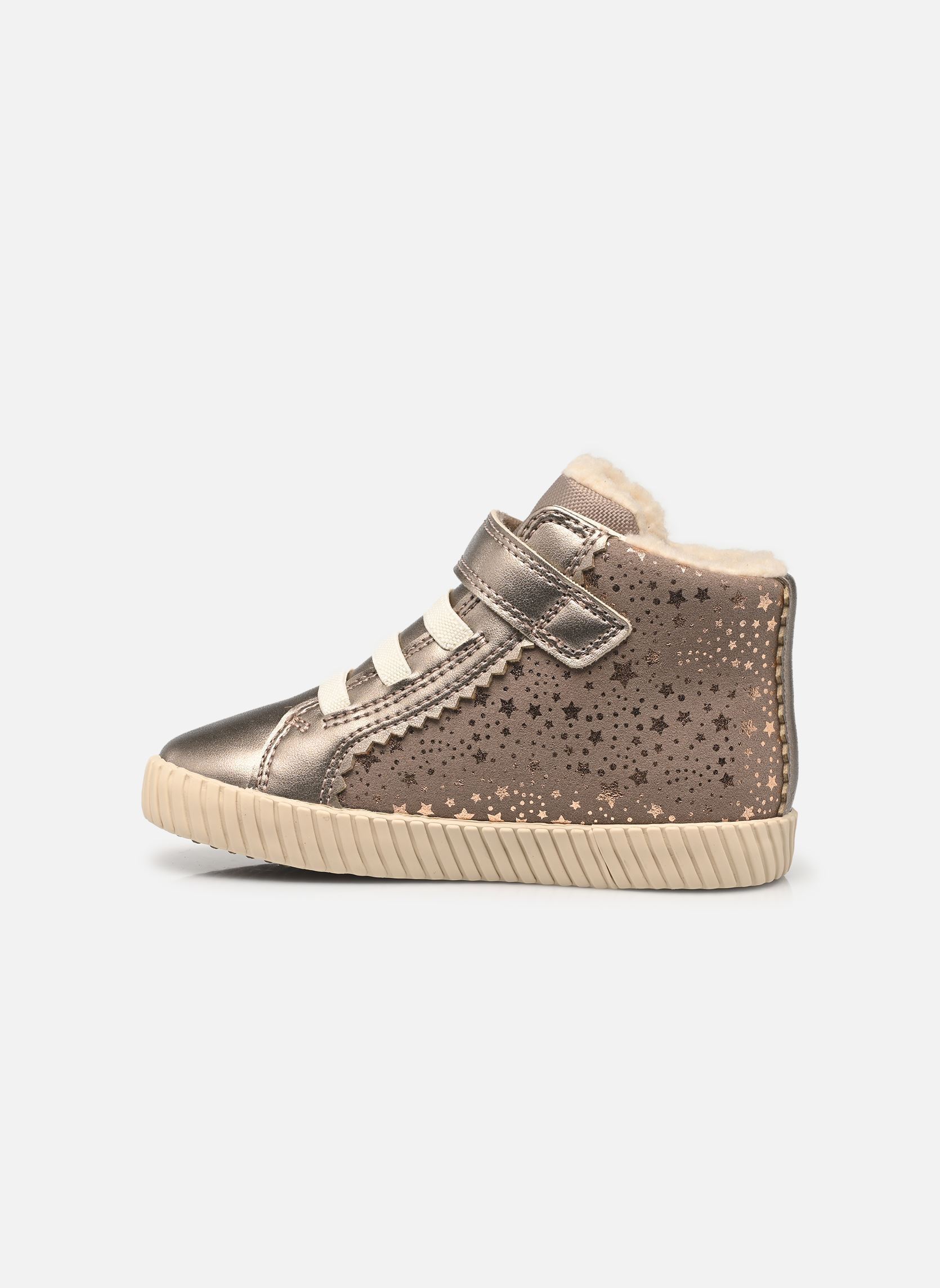 Knöchelhohe Sneaker B MIRROLESS GIRL A mädchen gold und bronze Geox Knöchelhohe Sneaker B MIRROLESS GIRL A mädchen gold und bronze Beige Foncé