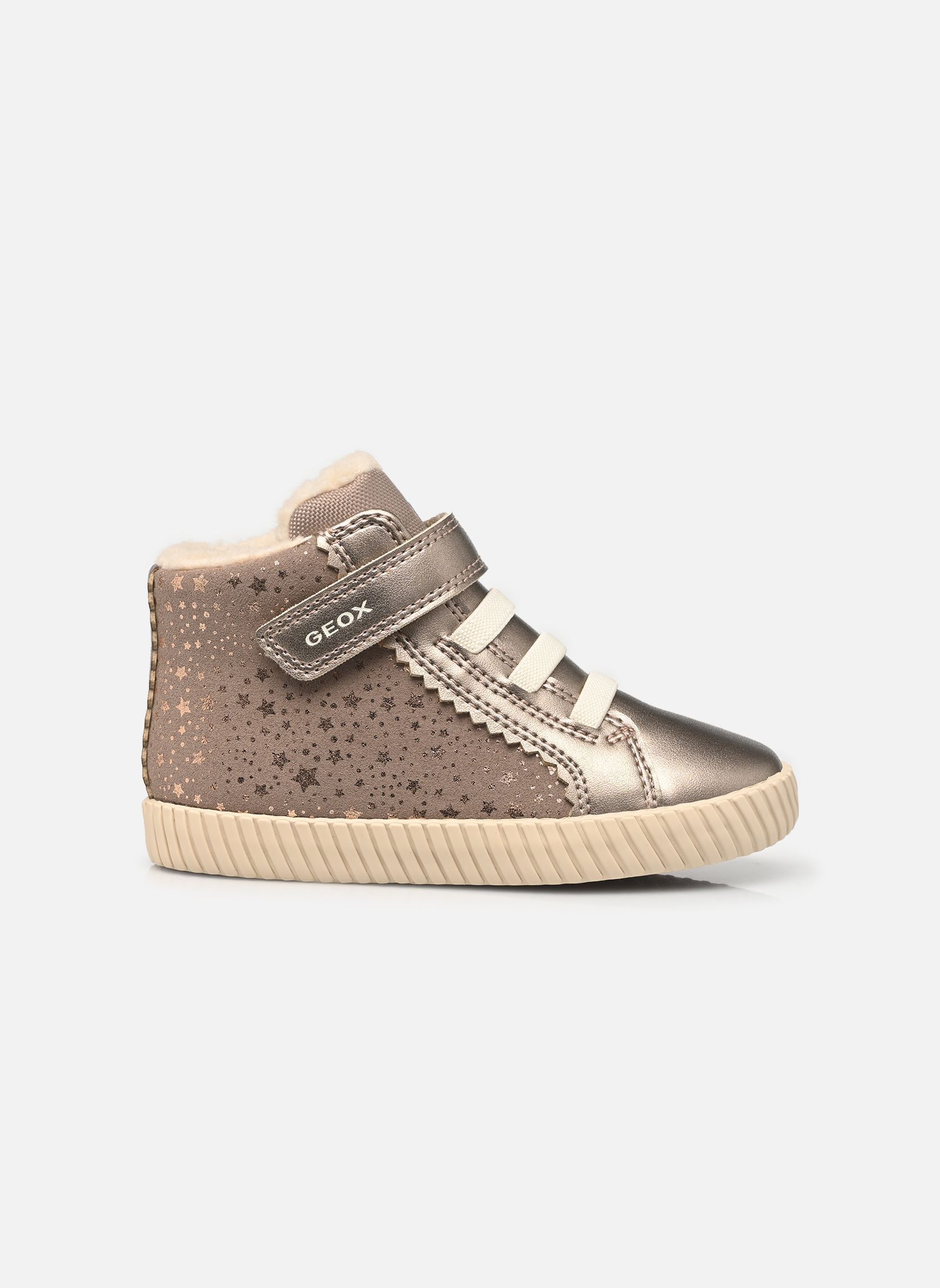 Knöchelhohe Sneaker B MIRROLESS GIRL A mädchen gold und bronze Geox Knöchelhohe Sneaker B MIRROLESS GIRL A mädchen gold und bronze Beige Foncé