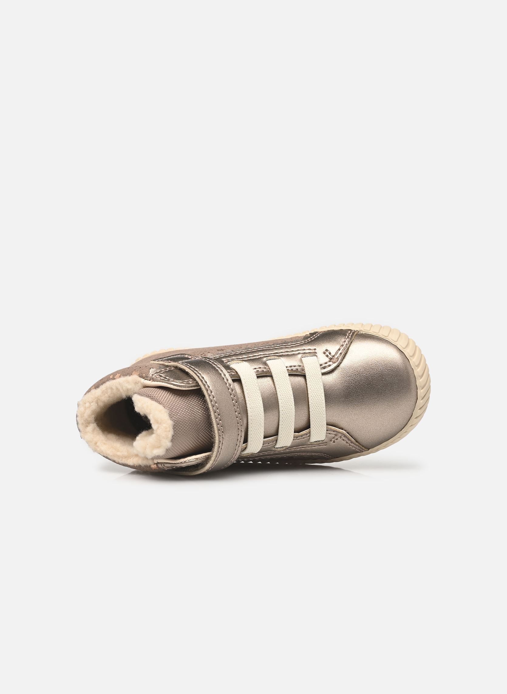 Knöchelhohe Sneaker B MIRROLESS GIRL A mädchen gold und bronze Geox Knöchelhohe Sneaker B MIRROLESS GIRL A mädchen gold und bronze Beige Foncé