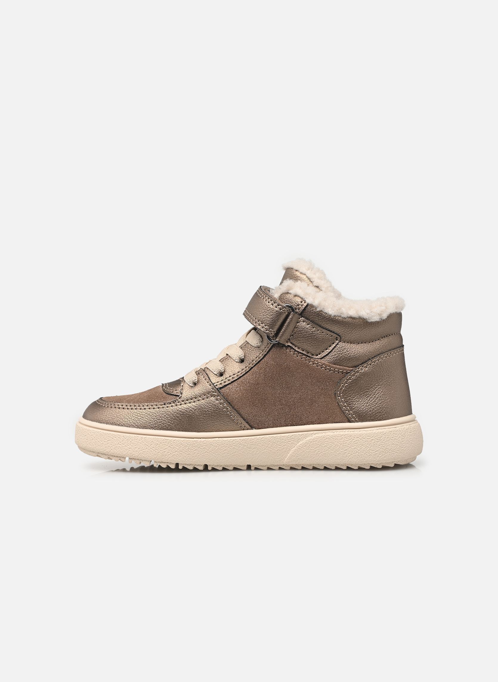 Baskets hautes J THELEVEN GIRL B ABA fille or et bronze Geox Baskets hautes J THELEVEN GIRL B ABA fille or et bronze Gris fumé