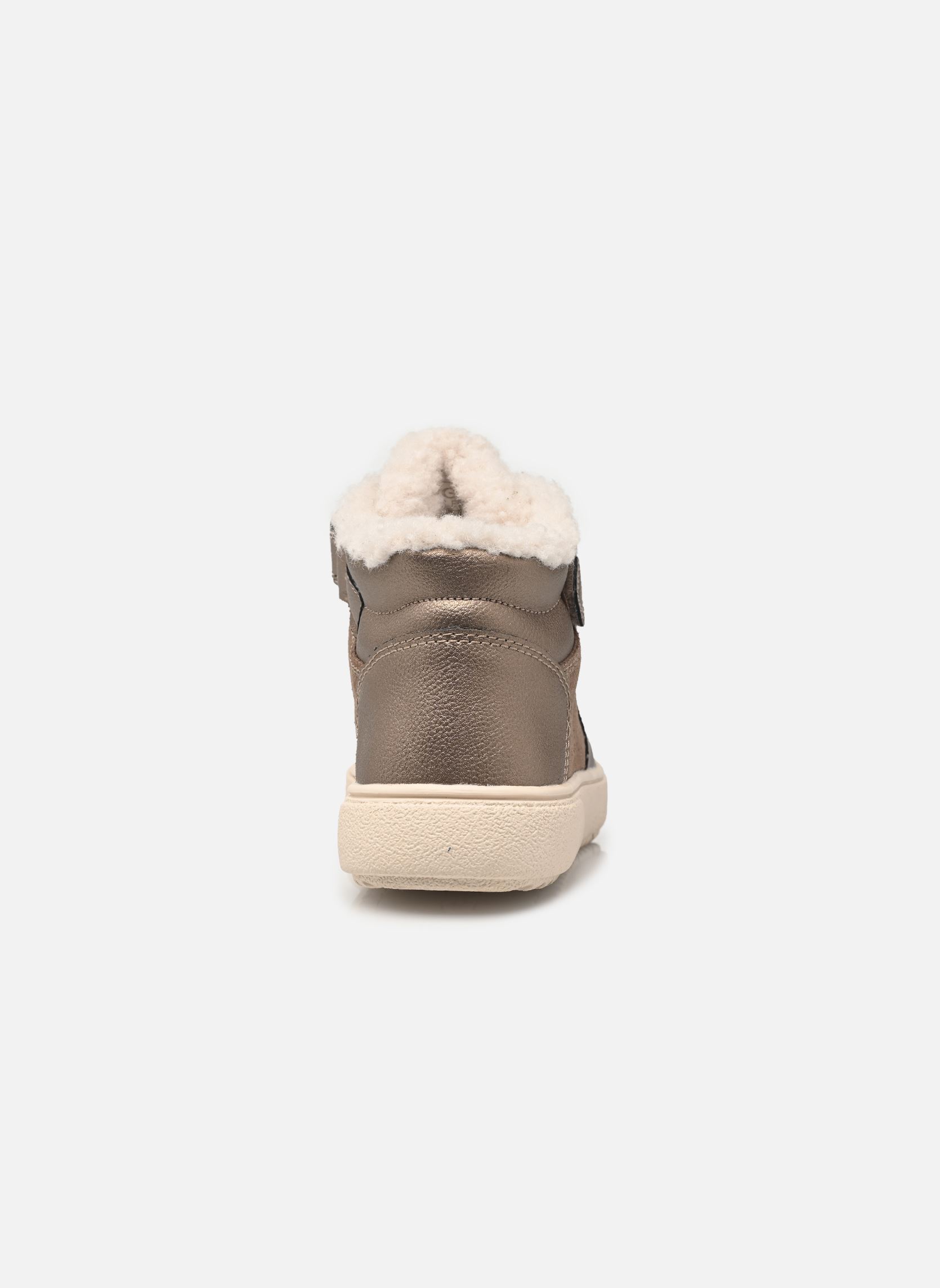 Baskets hautes J THELEVEN GIRL B ABA fille or et bronze Geox Baskets hautes J THELEVEN GIRL B ABA fille or et bronze Gris fumé