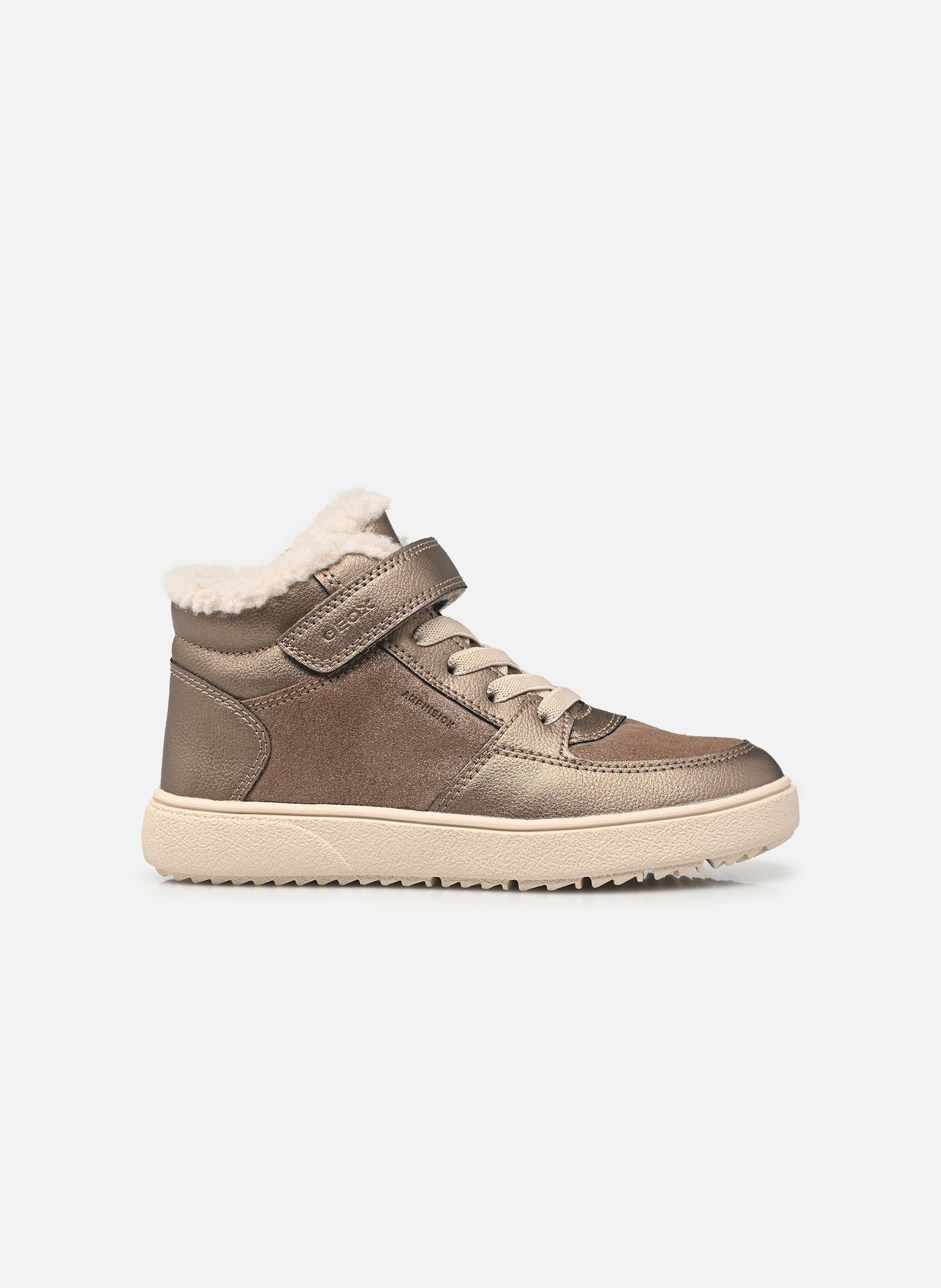 Baskets hautes J THELEVEN GIRL B ABA fille or et bronze Geox Baskets hautes J THELEVEN GIRL B ABA fille or et bronze Gris fumé