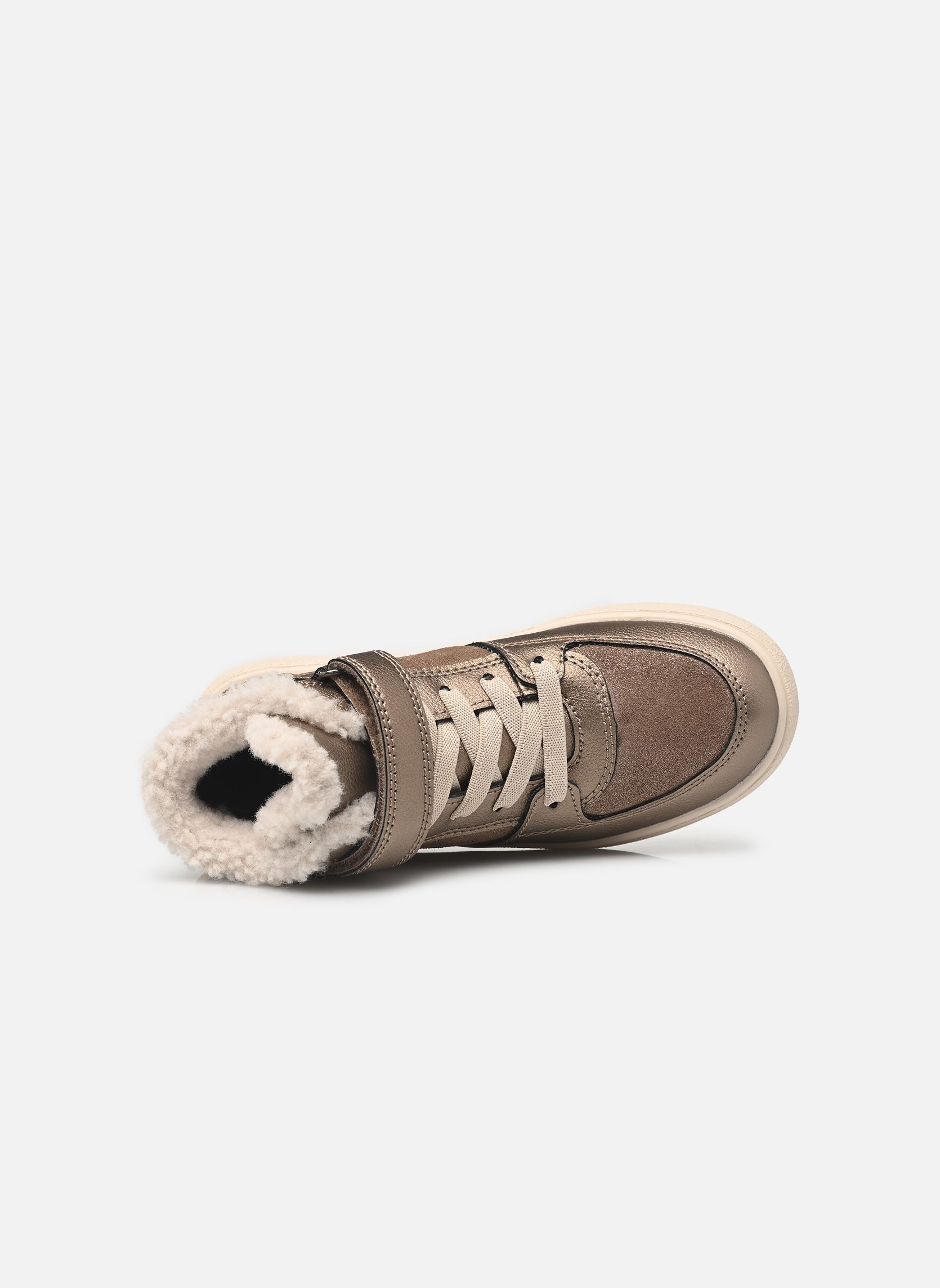 Baskets hautes J THELEVEN GIRL B ABA fille or et bronze Geox Baskets hautes J THELEVEN GIRL B ABA fille or et bronze Gris fumé