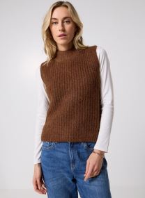 Pulls Sablon femme marron Grace & Mila Pulls Sablon femme marron Acajou