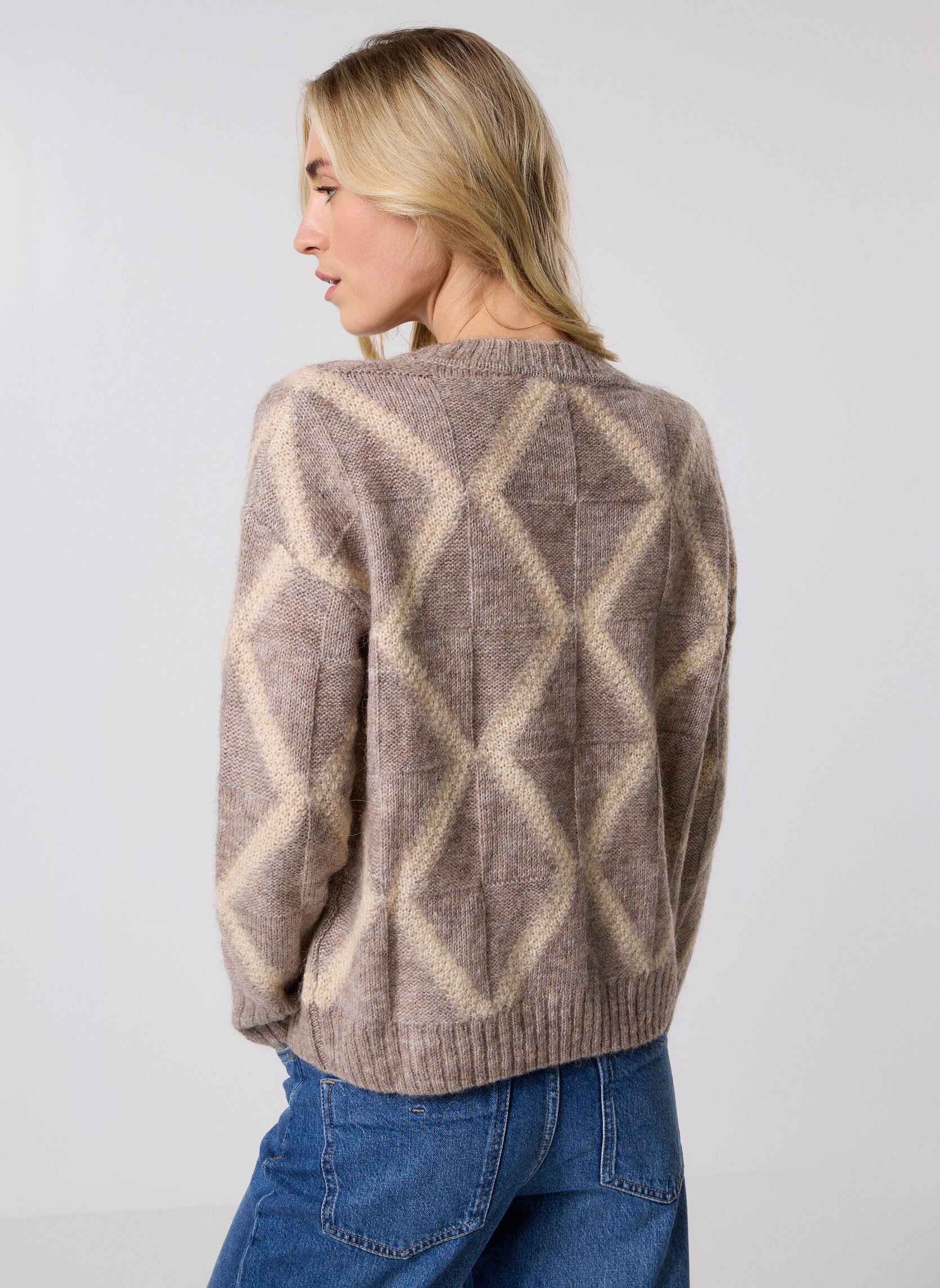 Truien Salinger dames beige Grace & Mila Truien Salinger dames beige Greige