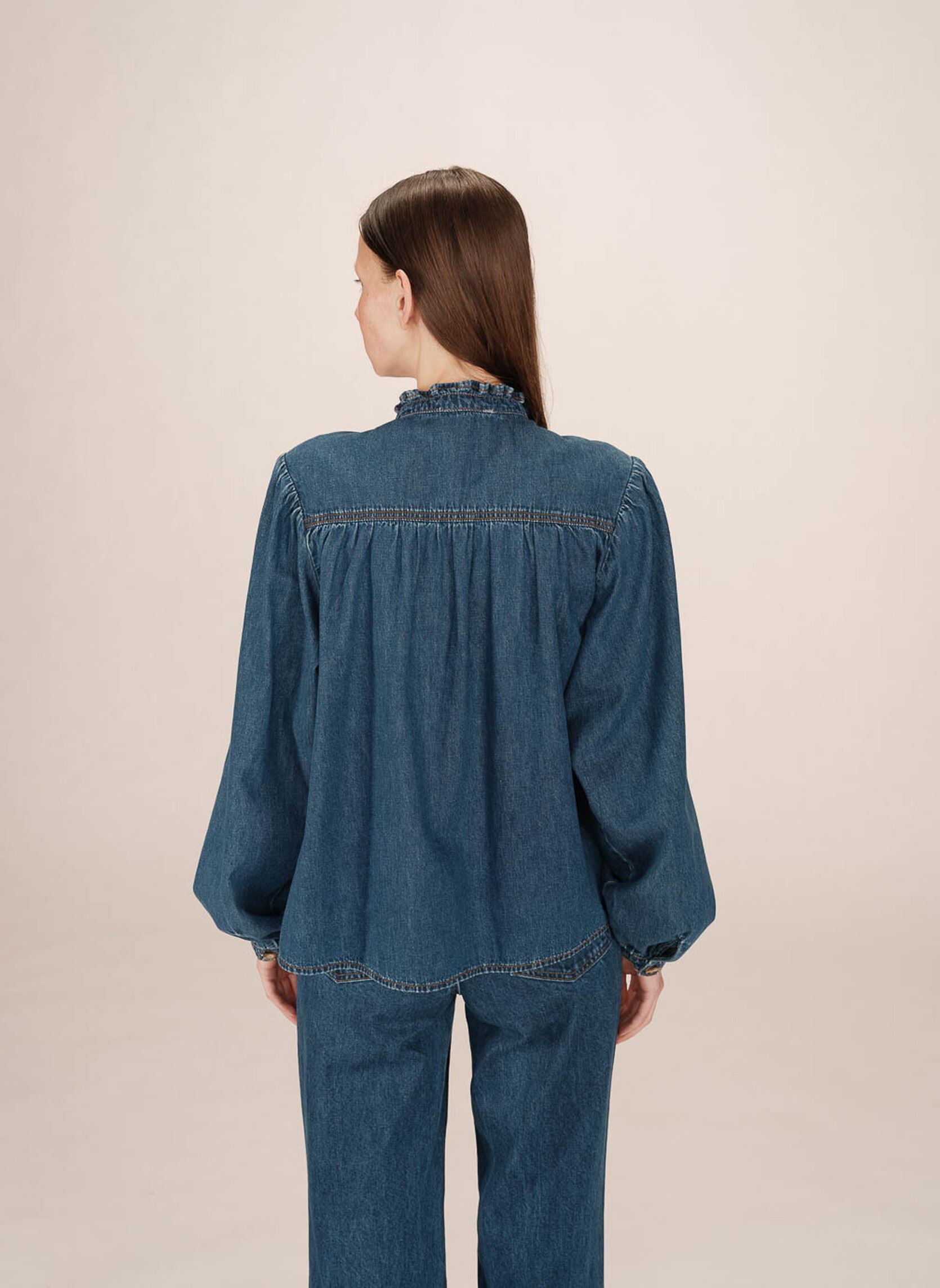 Blouses met lange mouwen Salsa dames blauw Grace & Mila Blouses met lange mouwen Salsa dames blauw Medium Blue