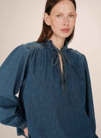 Blouses met lange mouwen Salsa dames blauw
