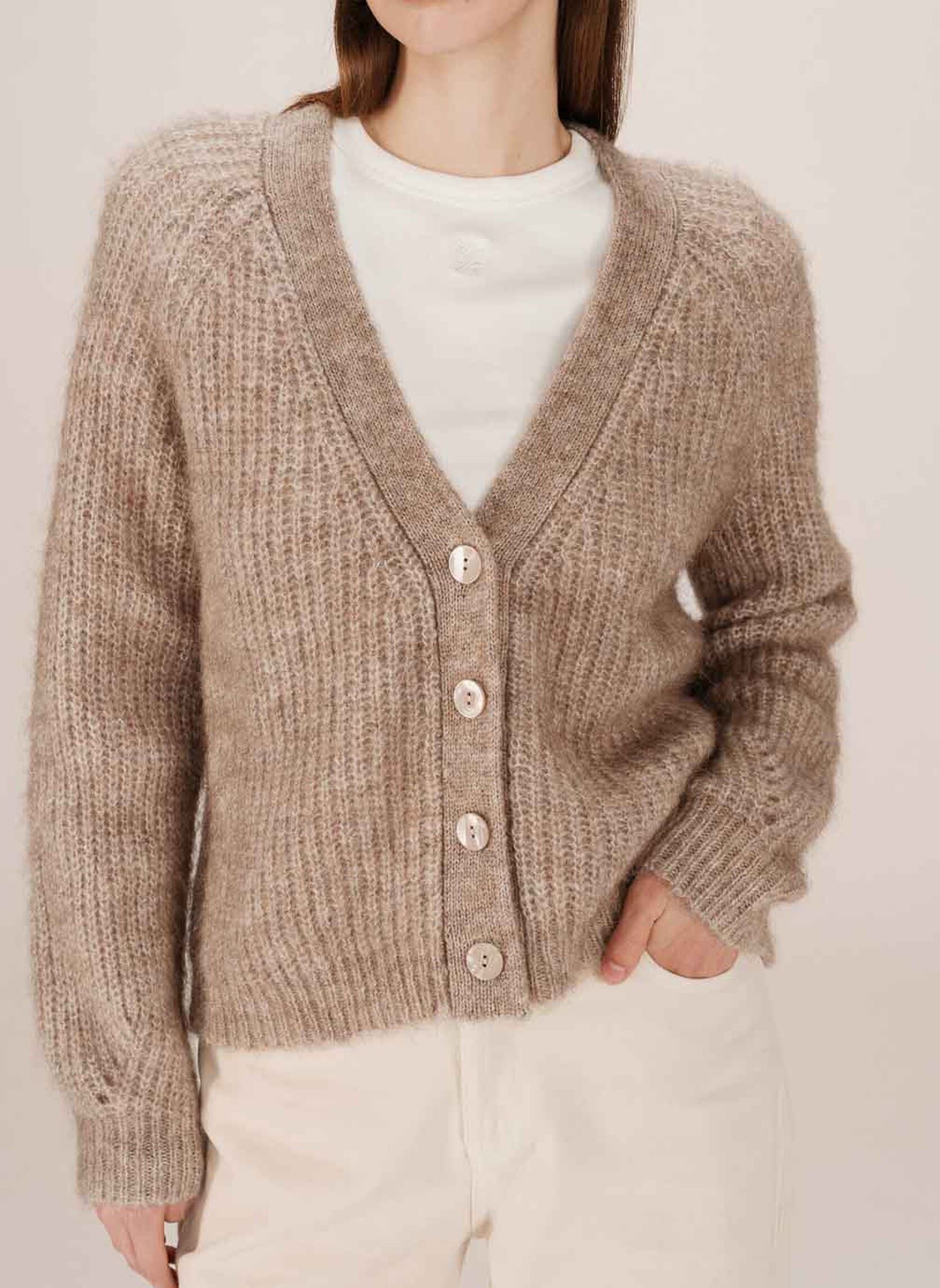 Gilets Saluda femme beige Grace & Mila Gilets Saluda femme beige Greige